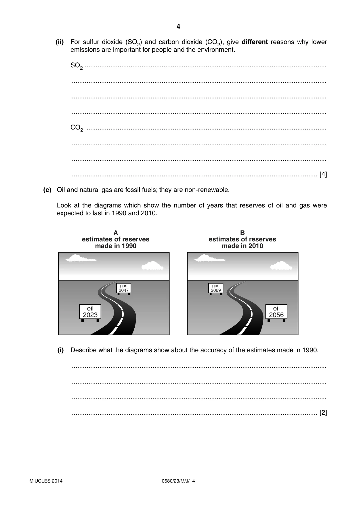 Cambridge IGCSE Environmental Management 0680 2014 May/June Paper 2 · Variant 3 question paper, page 4 of 16