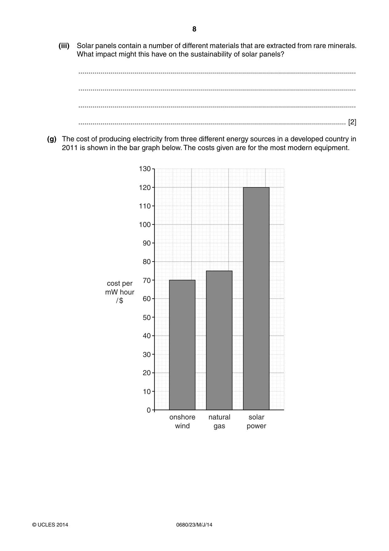 Cambridge IGCSE Environmental Management 0680 2014 May/June Paper 2 · Variant 3 question paper, page 8 of 16