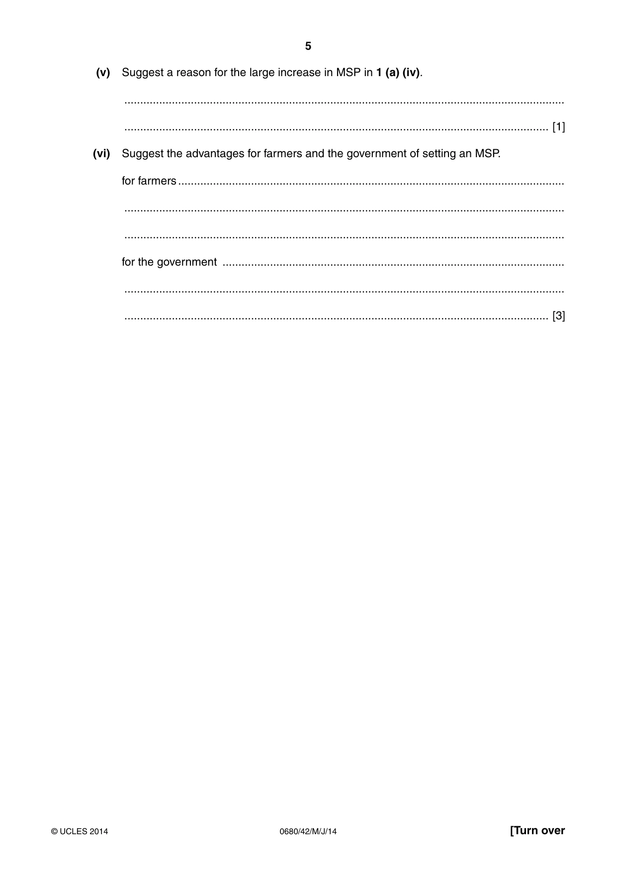 Cambridge IGCSE Environmental Management 0680 2014 May/June Paper 4 · Variant 2 question paper, page 5 of 16