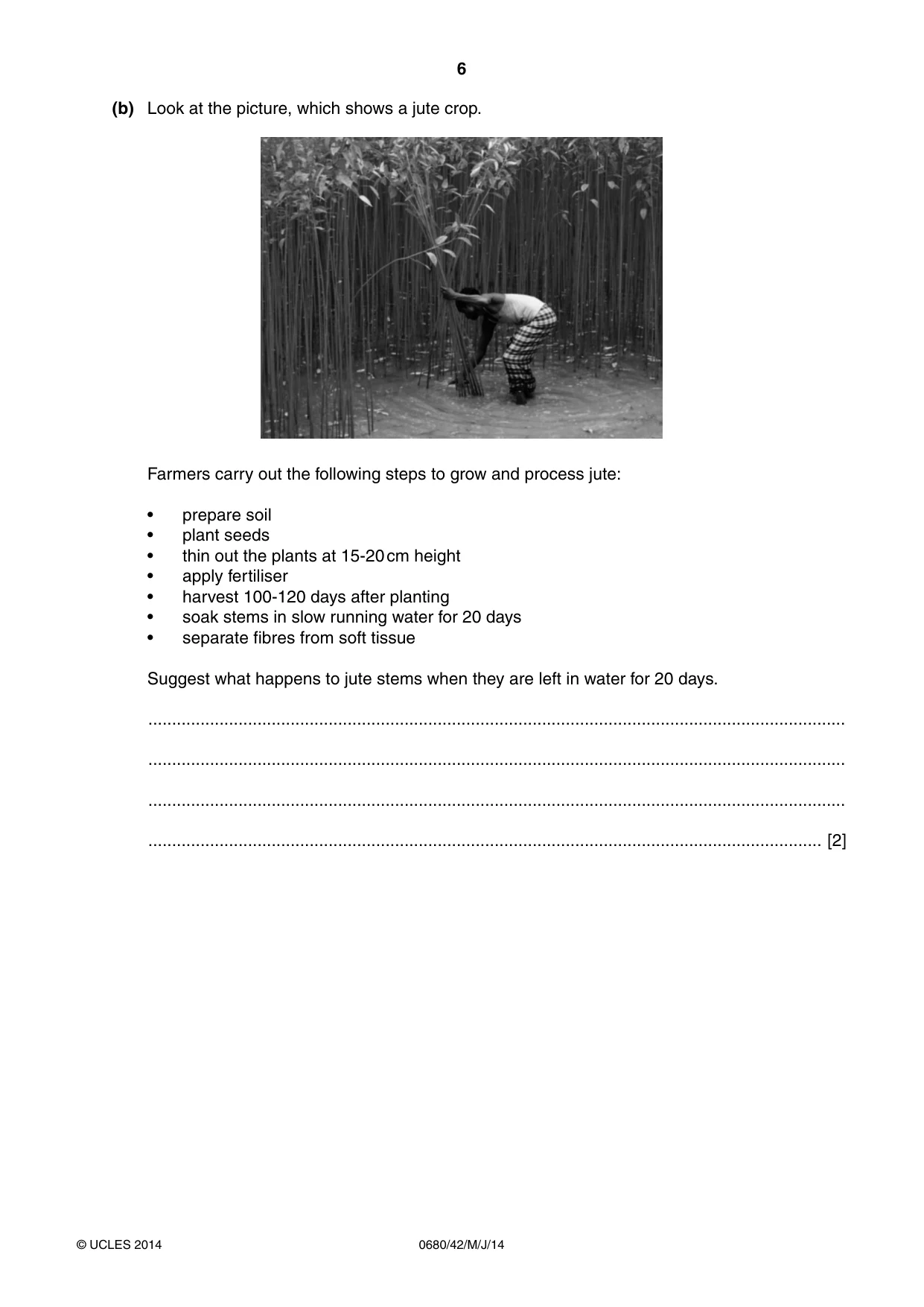 Cambridge IGCSE Environmental Management 0680 2014 May/June Paper 4 · Variant 2 question paper, page 6 of 16