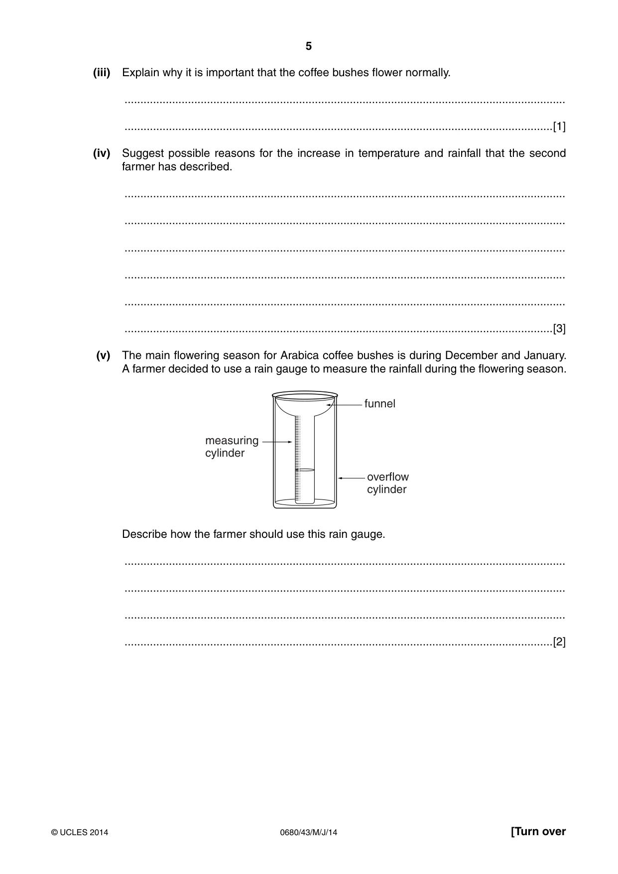 Cambridge IGCSE Environmental Management 0680 2014 May/June Paper 4 · Variant 3 question paper, page 5 of 16