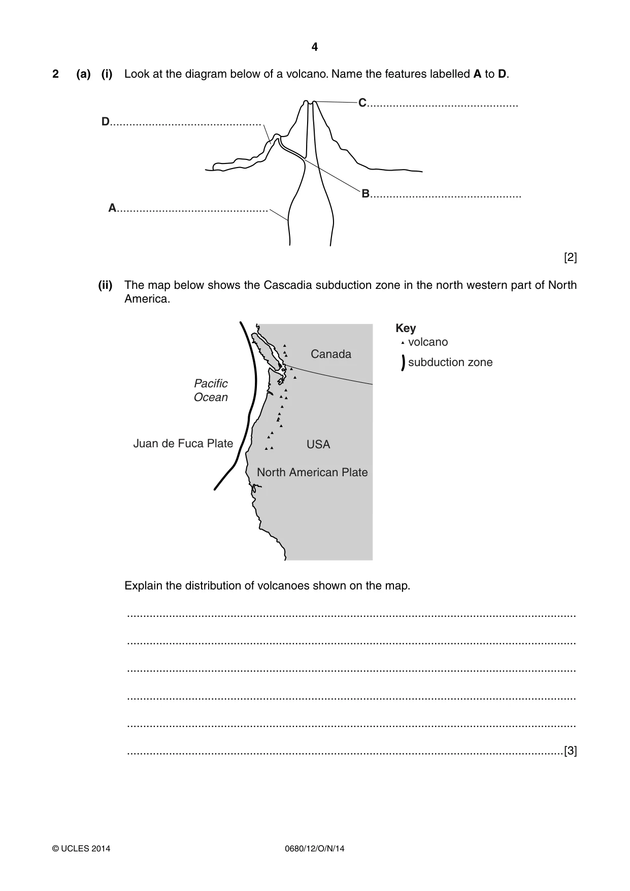 Cambridge IGCSE Environmental Management 0680 2014 Oct/Nov Paper 1 · Variant 2 question paper, page 4 of 12