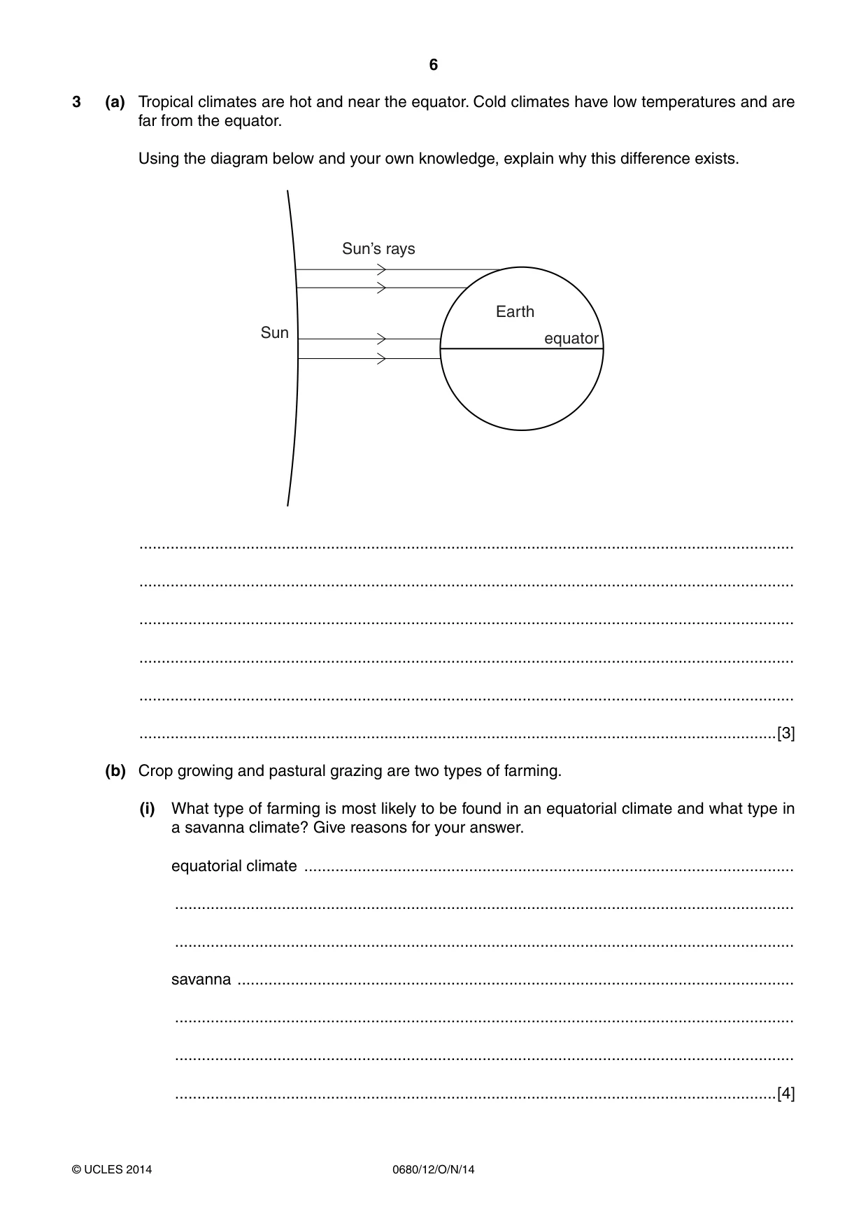 Cambridge IGCSE Environmental Management 0680 2014 Oct/Nov Paper 1 · Variant 2 question paper, page 6 of 12