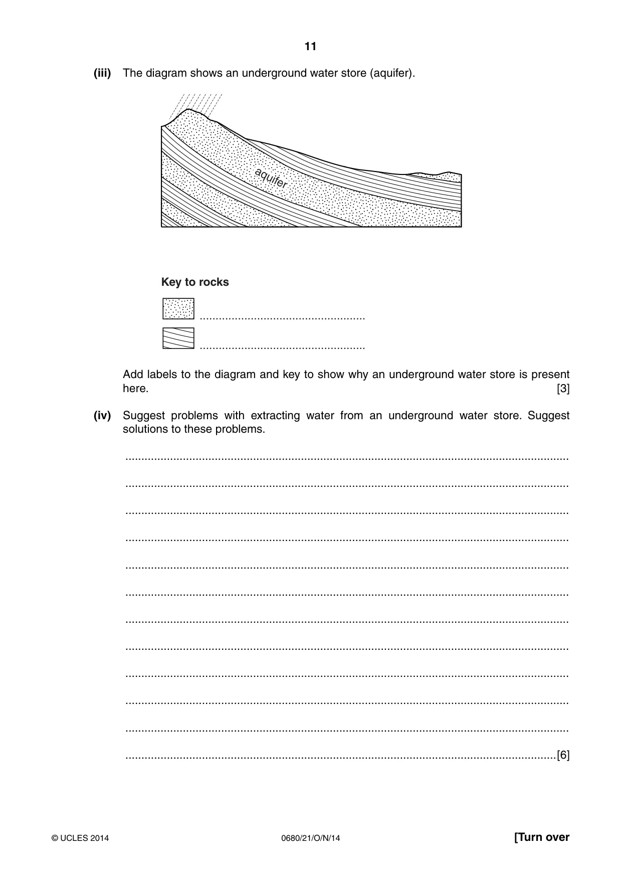 Cambridge IGCSE Environmental Management 0680 2014 Oct/Nov Paper 2 · Variant 1 question paper, page 11 of 16