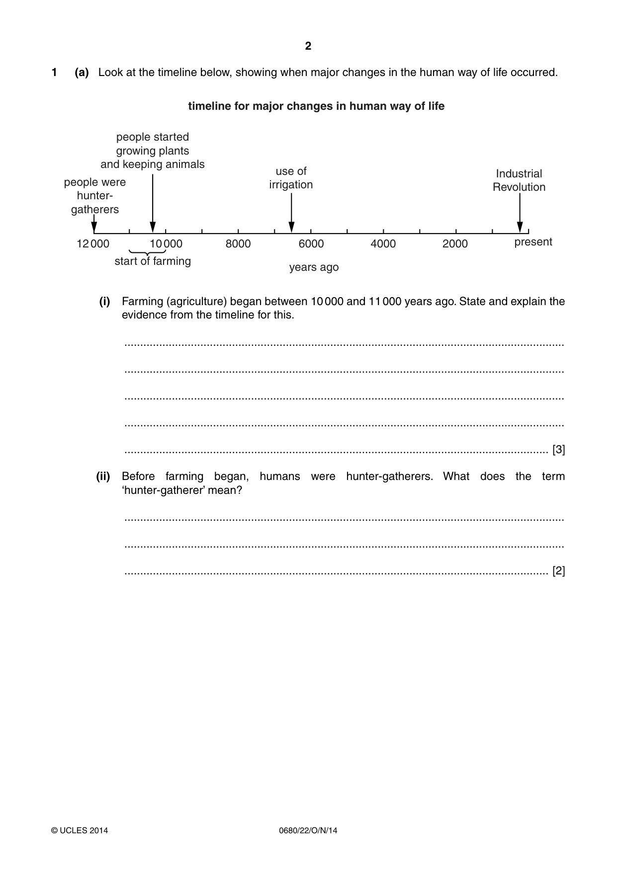 Cambridge IGCSE Environmental Management 0680 2014 Oct/Nov Paper 2 · Variant 2 question paper, page 2 of 20