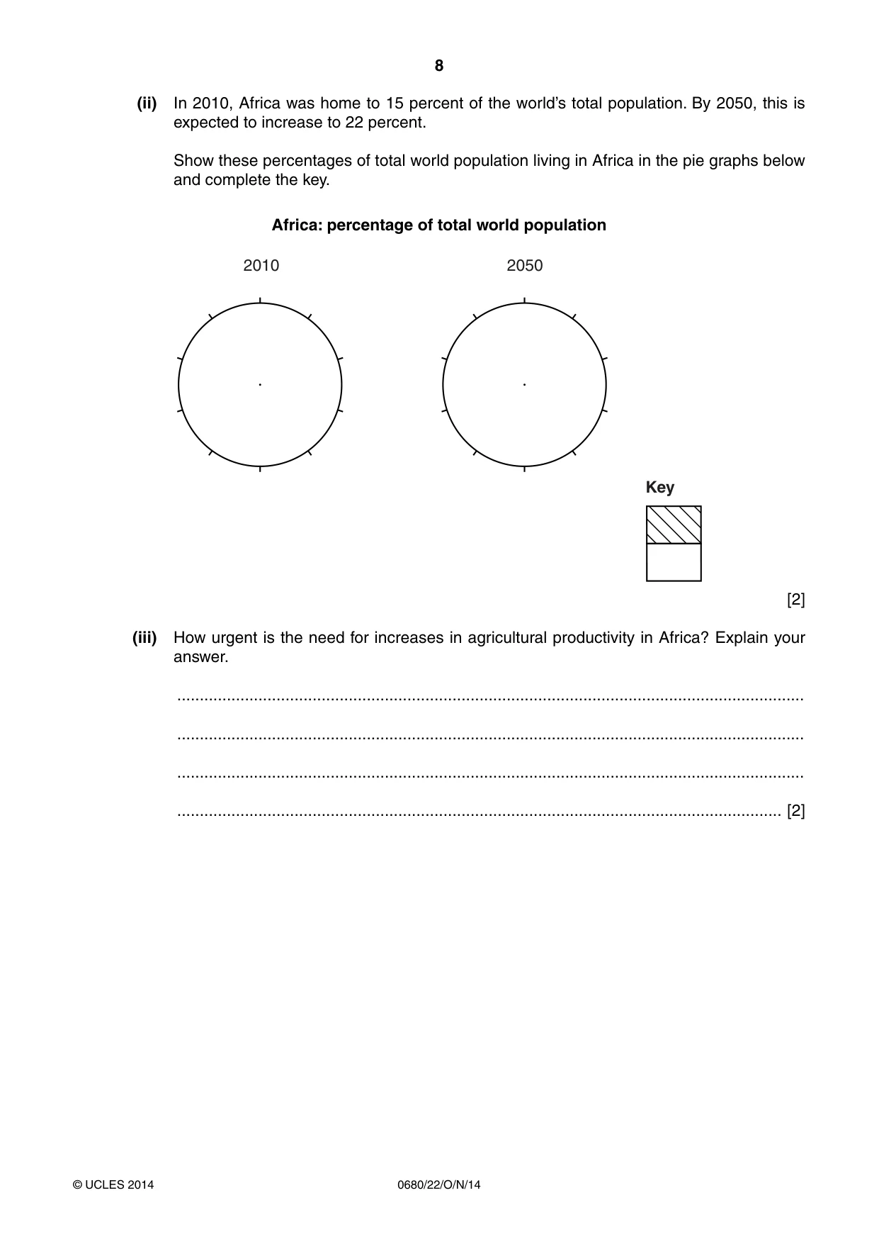 Cambridge IGCSE Environmental Management 0680 2014 Oct/Nov Paper 2 · Variant 2 question paper, page 8 of 20