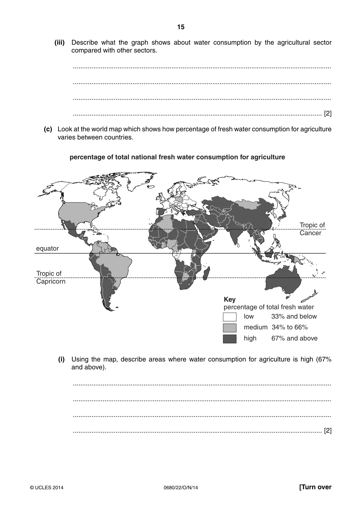 Cambridge IGCSE Environmental Management 0680 2014 Oct/Nov Paper 2 · Variant 2 question paper, page 15 of 20