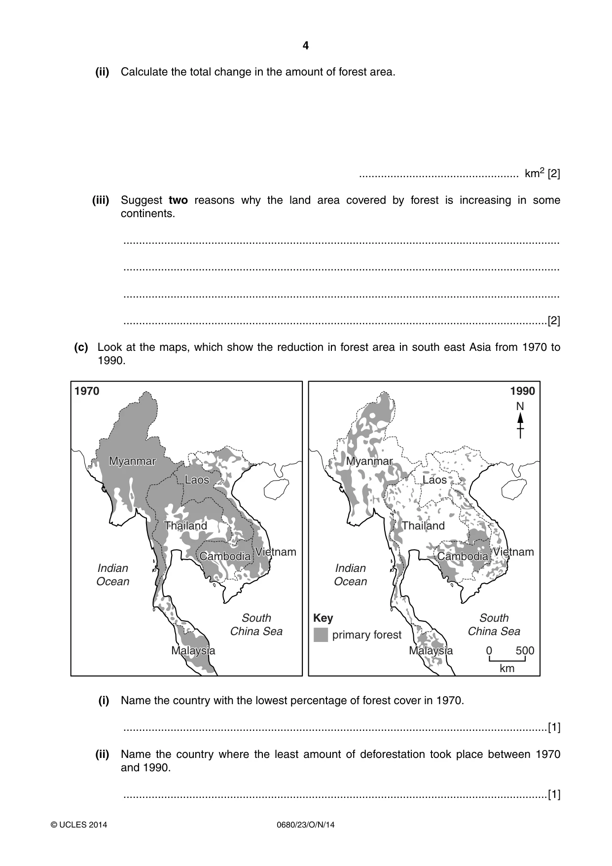 Cambridge IGCSE Environmental Management 0680 2014 Oct/Nov Paper 2 · Variant 3 question paper, page 4 of 16