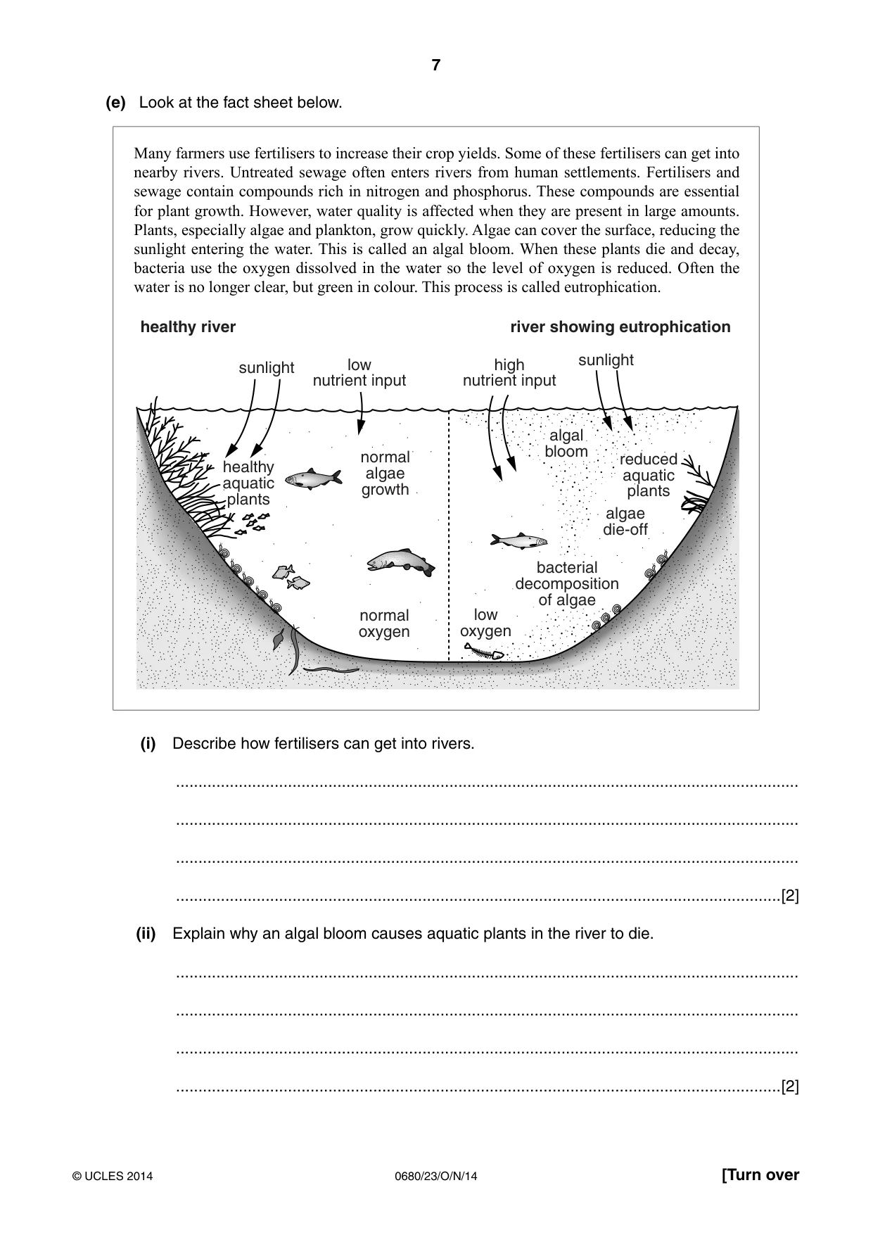 Cambridge IGCSE Environmental Management 0680 2014 Oct/Nov Paper 2 · Variant 3 question paper, page 7 of 16