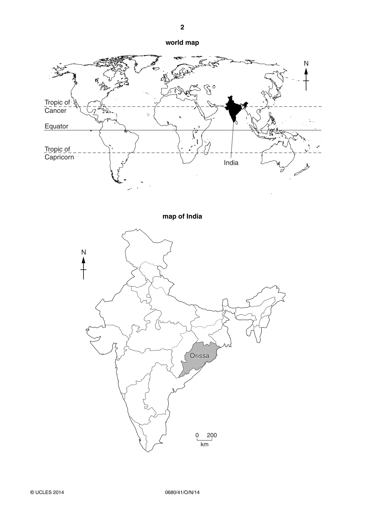 Cambridge IGCSE Environmental Management 0680 2014 Oct/Nov Paper 4 · Variant 1 question paper, page 2 of 20