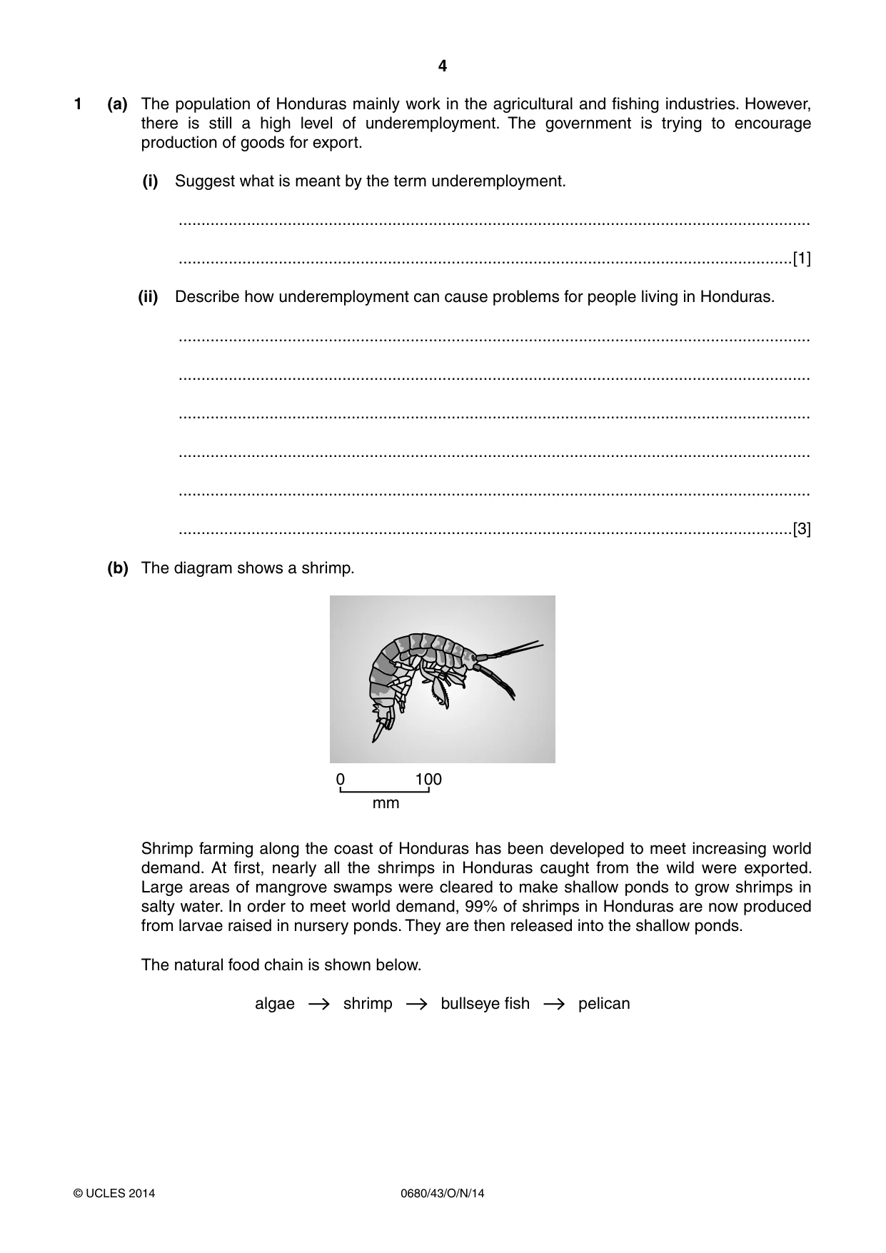 Cambridge IGCSE Environmental Management 0680 2014 Oct/Nov Paper 4 · Variant 3 question paper, page 4 of 16