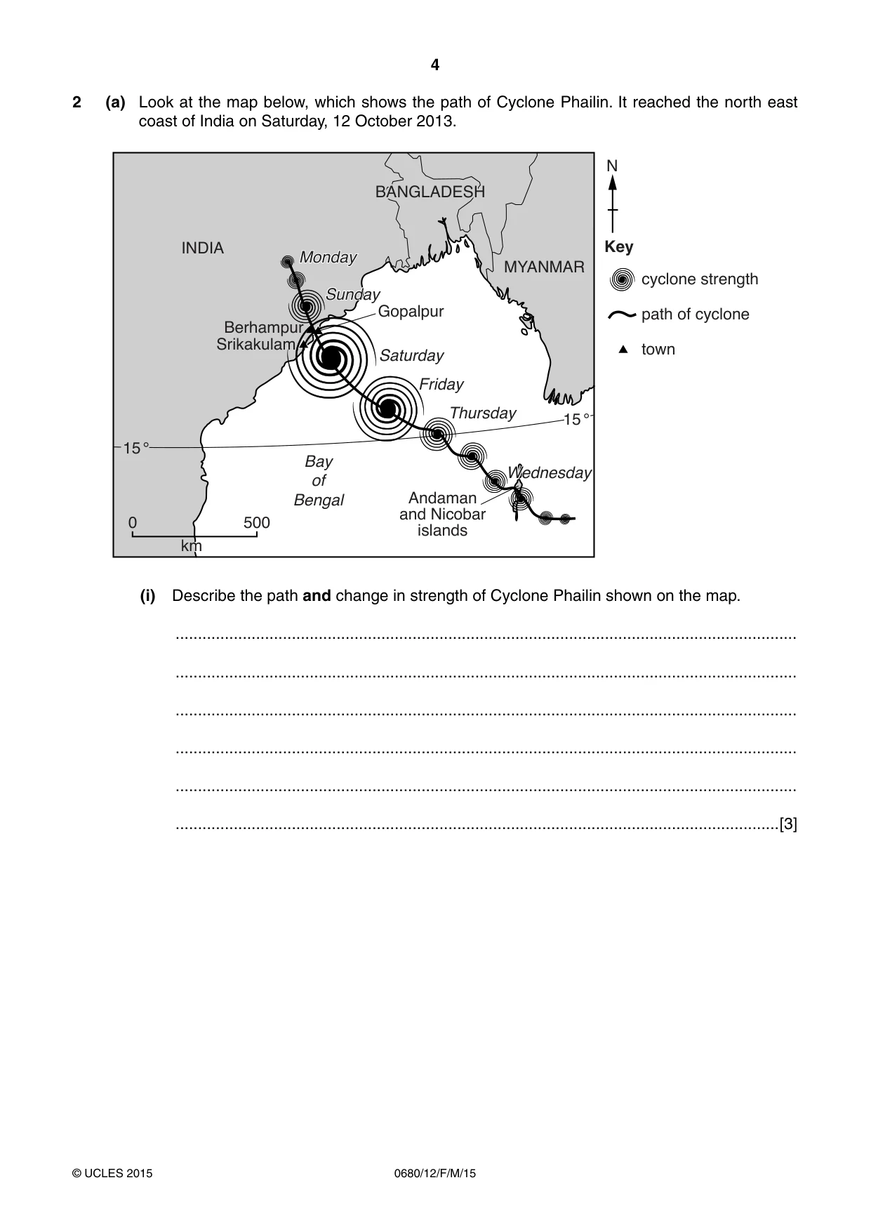Cambridge IGCSE Environmental Management 0680 2015 Feb/March Paper 1 · Variant 2 question paper, page 4 of 16