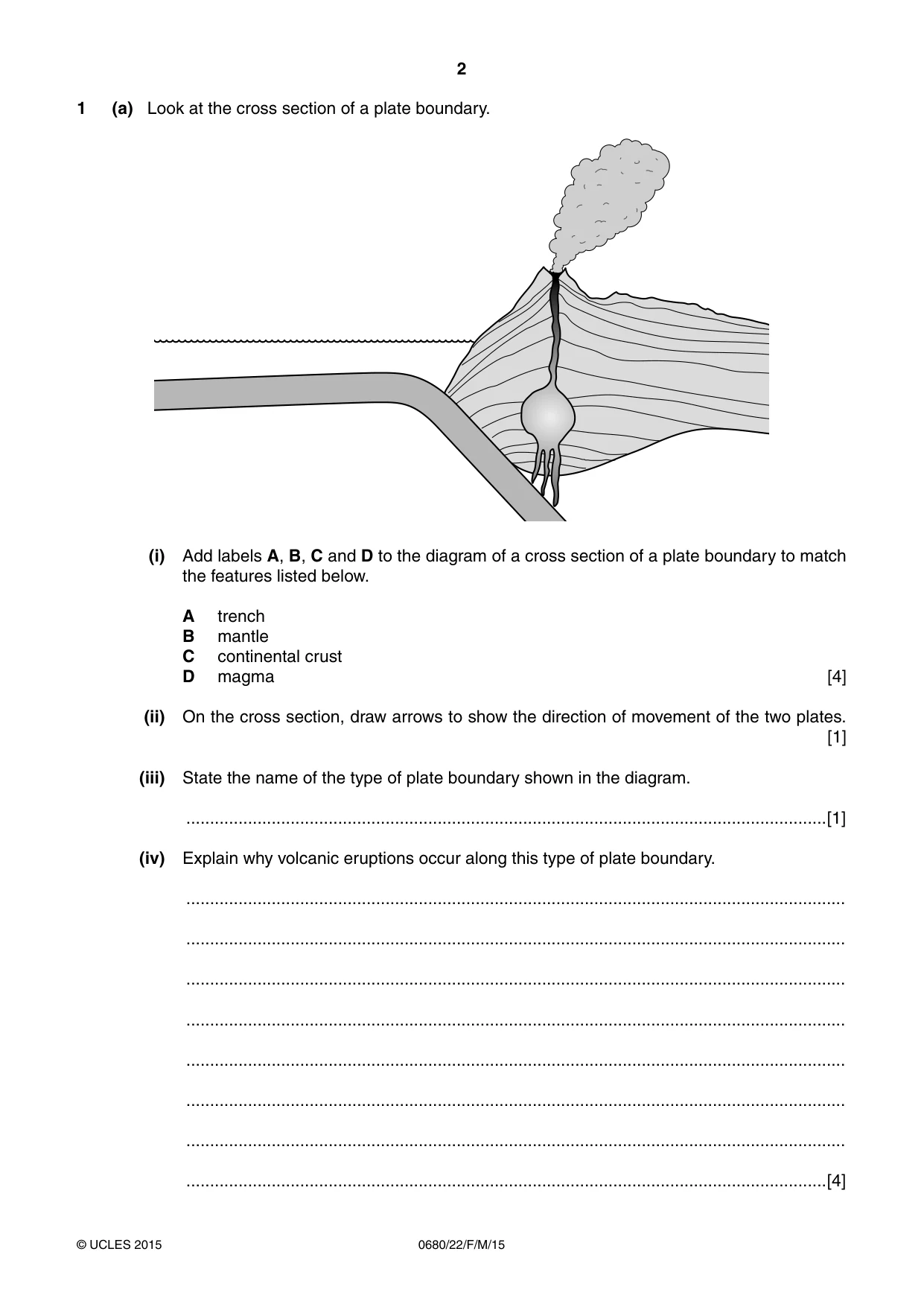 Cambridge IGCSE Environmental Management 0680 2015 Feb/March Paper 2 · Variant 2 question paper, page 2 of 16