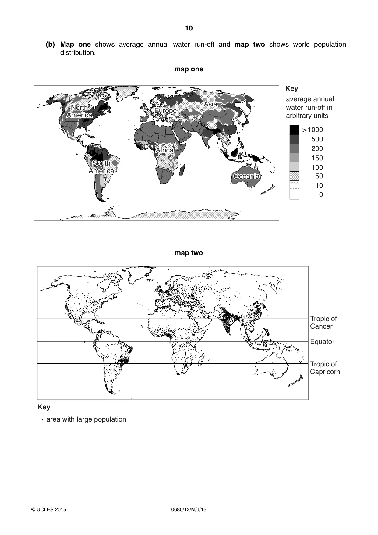 Cambridge IGCSE Environmental Management 0680 2015 May/June Paper 1 · Variant 2 question paper, page 10 of 16