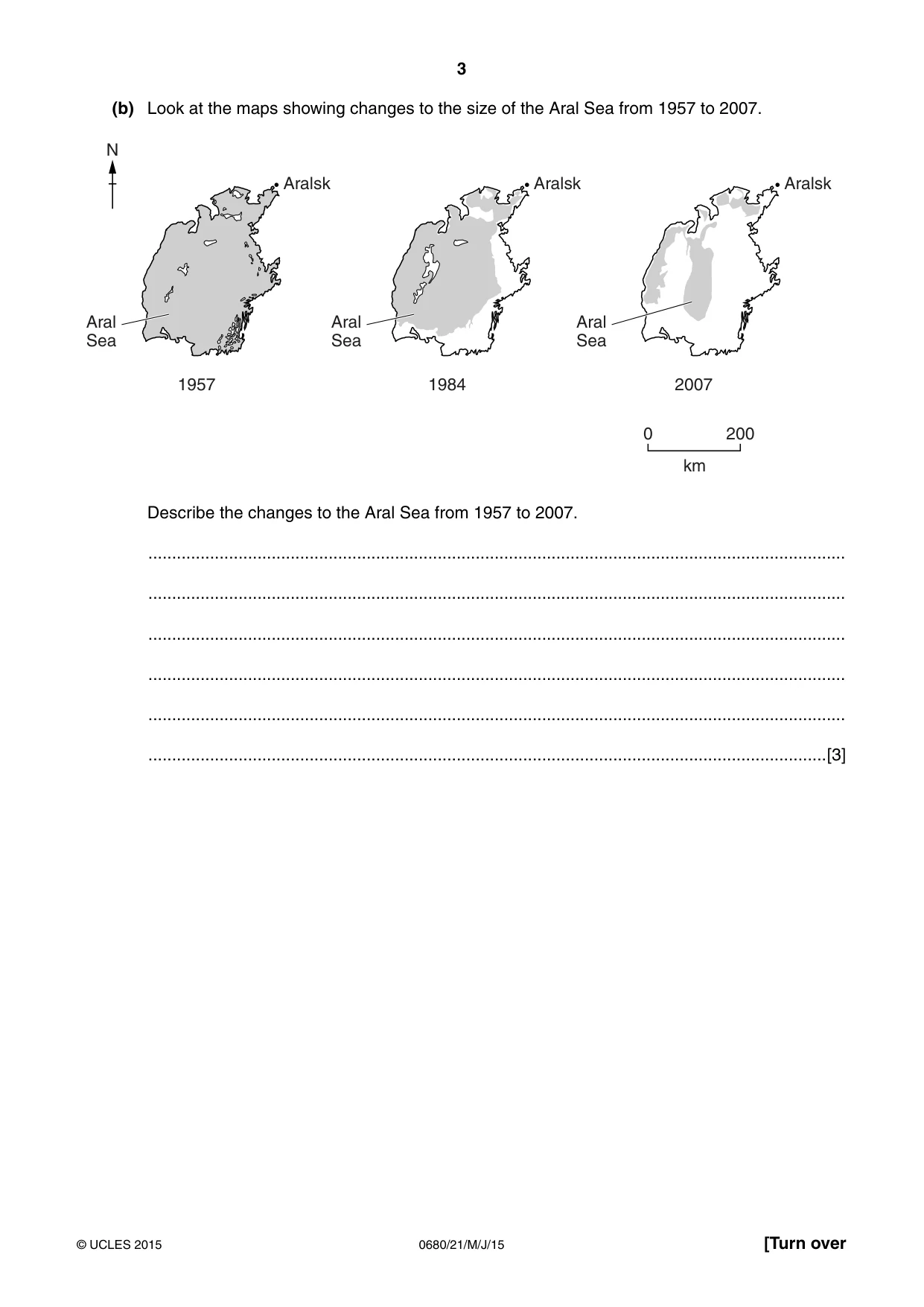 Cambridge IGCSE Environmental Management 0680 2015 May/June Paper 2 · Variant 1 question paper, page 3 of 16