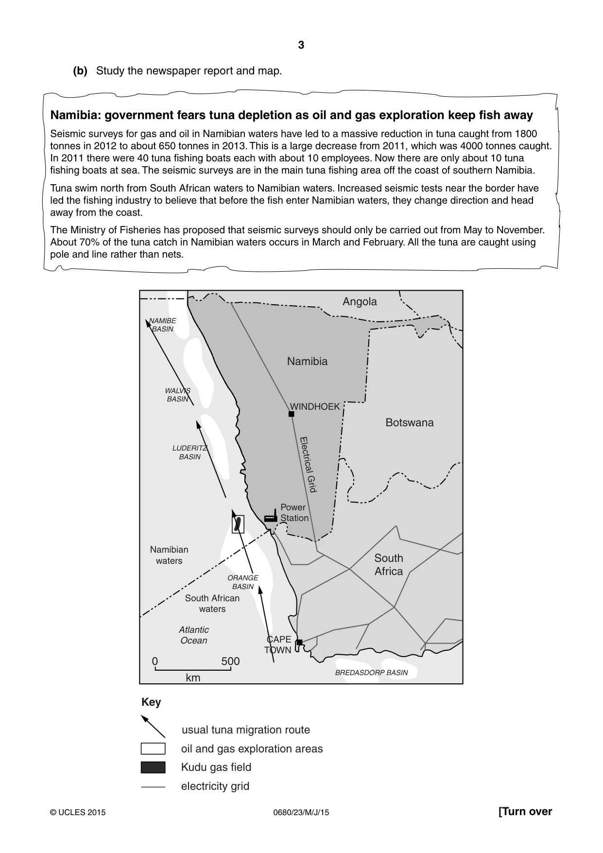 Cambridge IGCSE Environmental Management 0680 2015 May/June Paper 2 · Variant 3 question paper, page 3 of 16