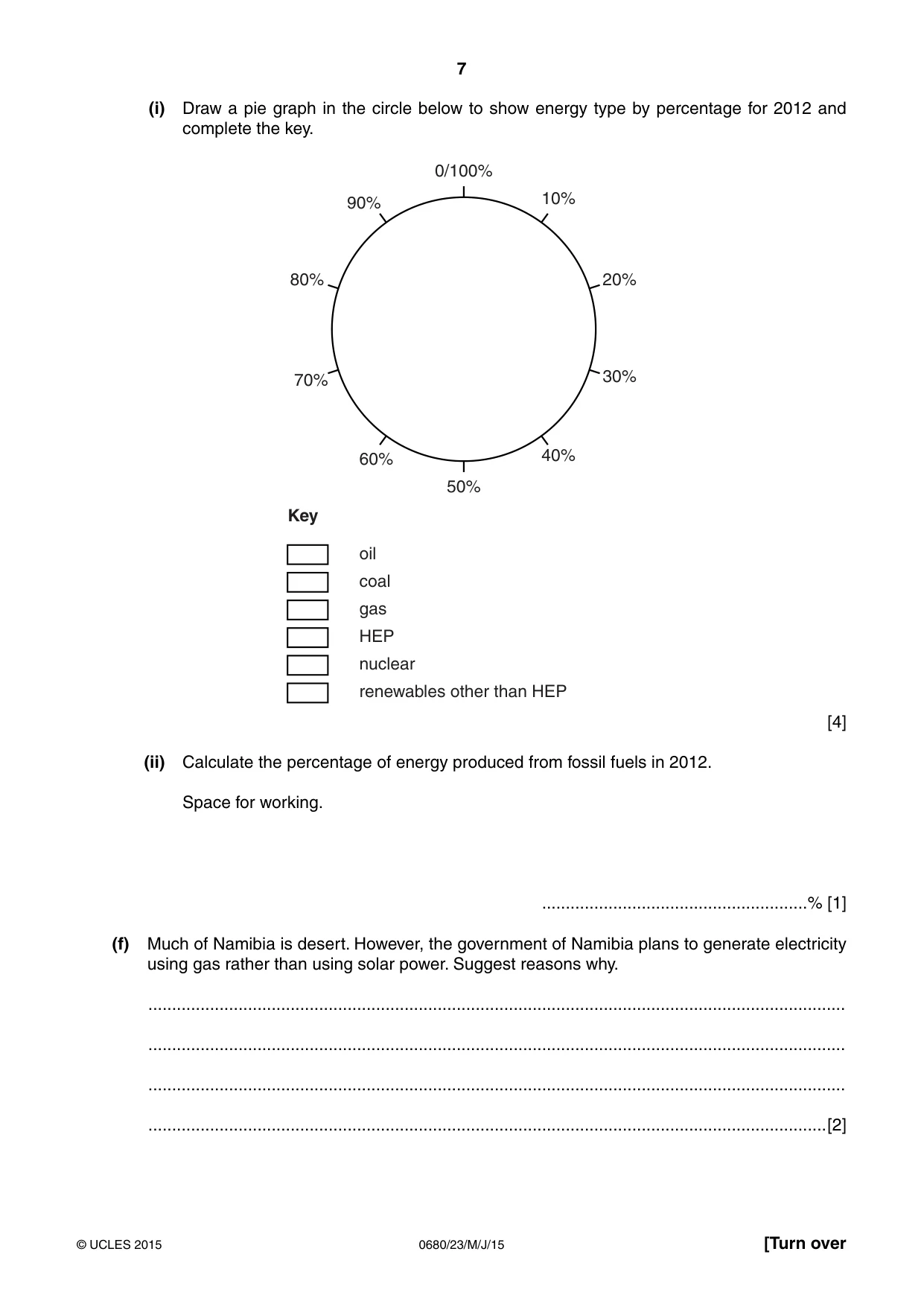 Cambridge IGCSE Environmental Management 0680 2015 May/June Paper 2 · Variant 3 question paper, page 7 of 16