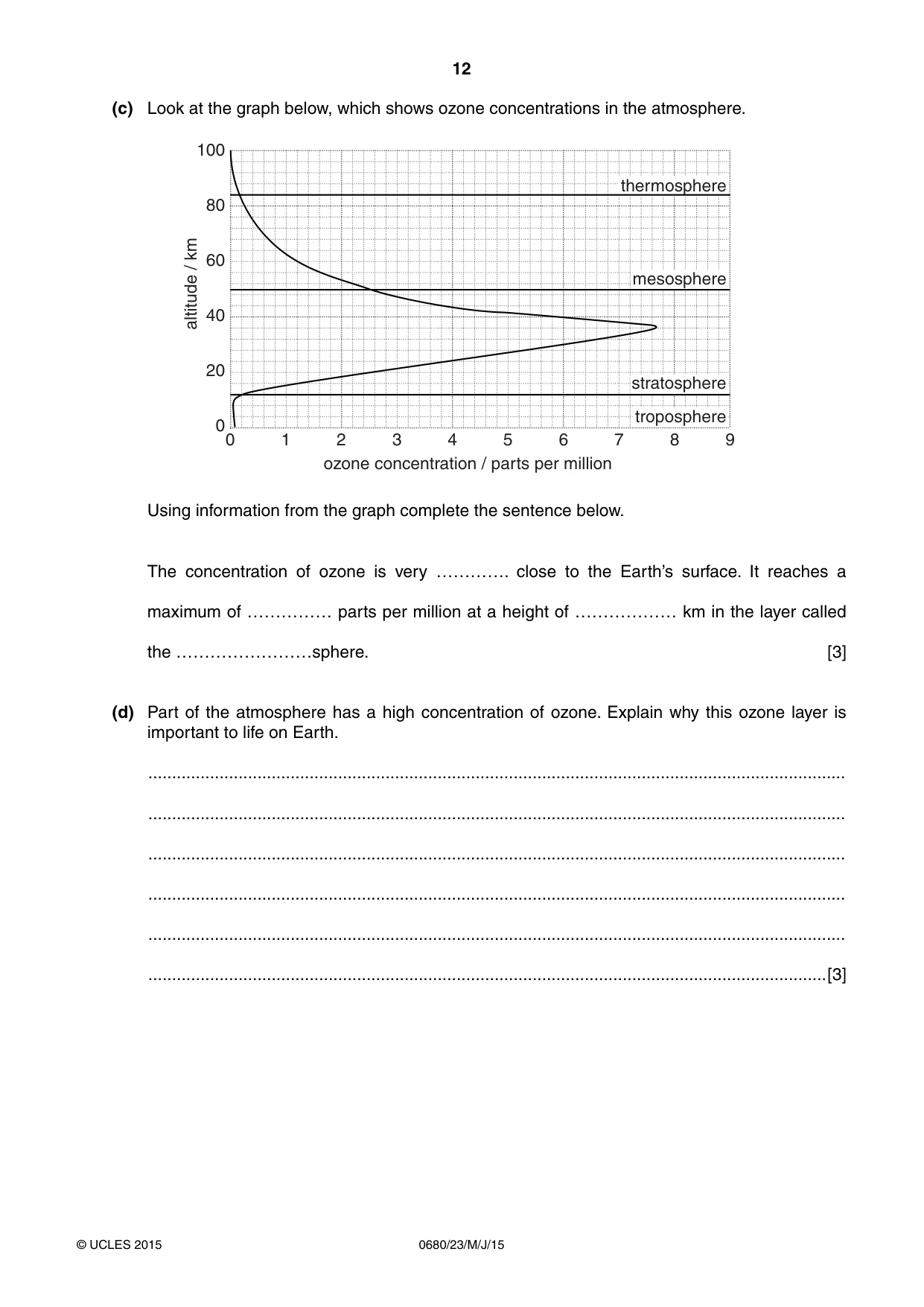 Cambridge IGCSE Environmental Management 0680 2015 May/June Paper 2 · Variant 3 question paper, page 12 of 16