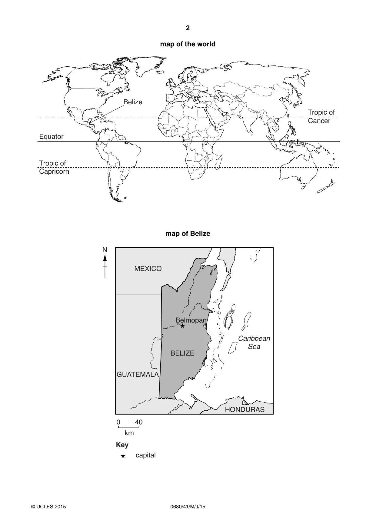 Cambridge IGCSE Environmental Management 0680 2015 May/June Paper 4 · Variant 1 question paper, page 2 of 20
