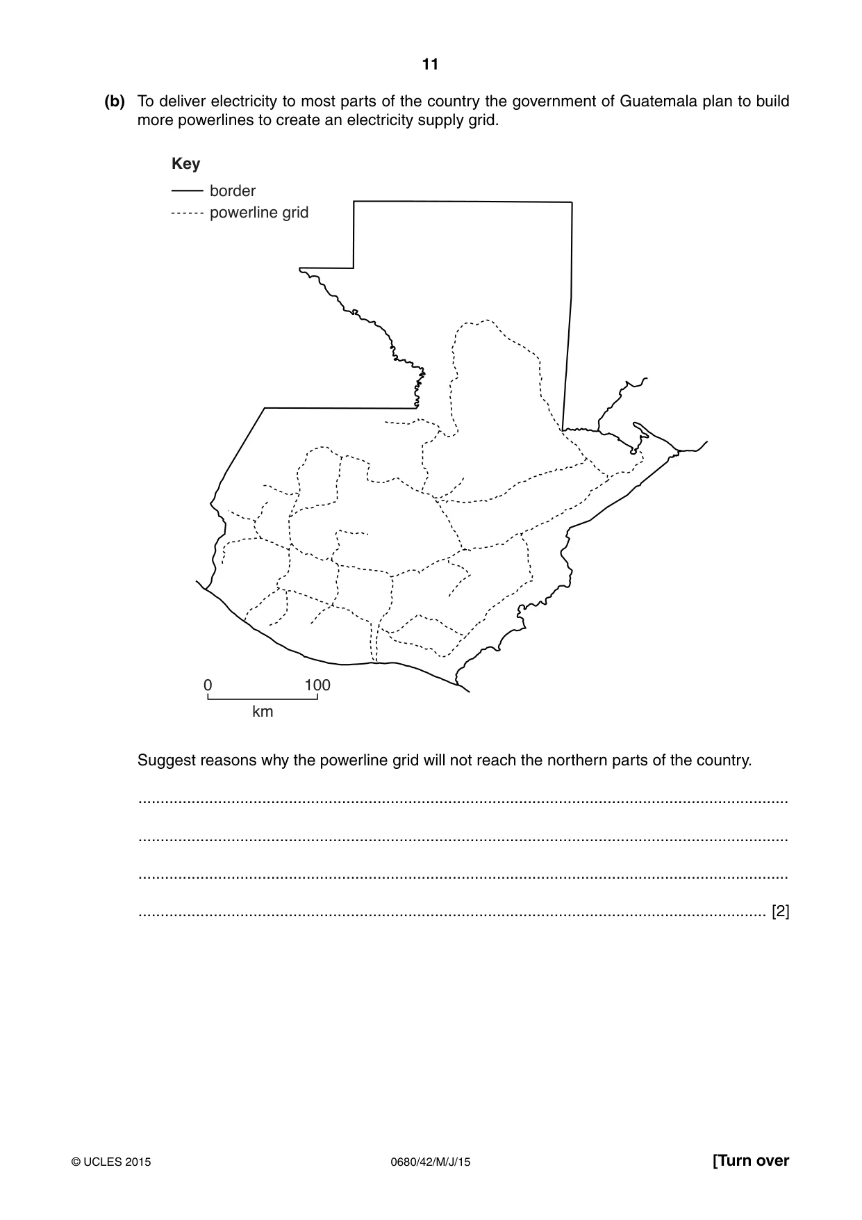 Cambridge IGCSE Environmental Management 0680 2015 May/June Paper 4 · Variant 2 question paper, page 11 of 16
