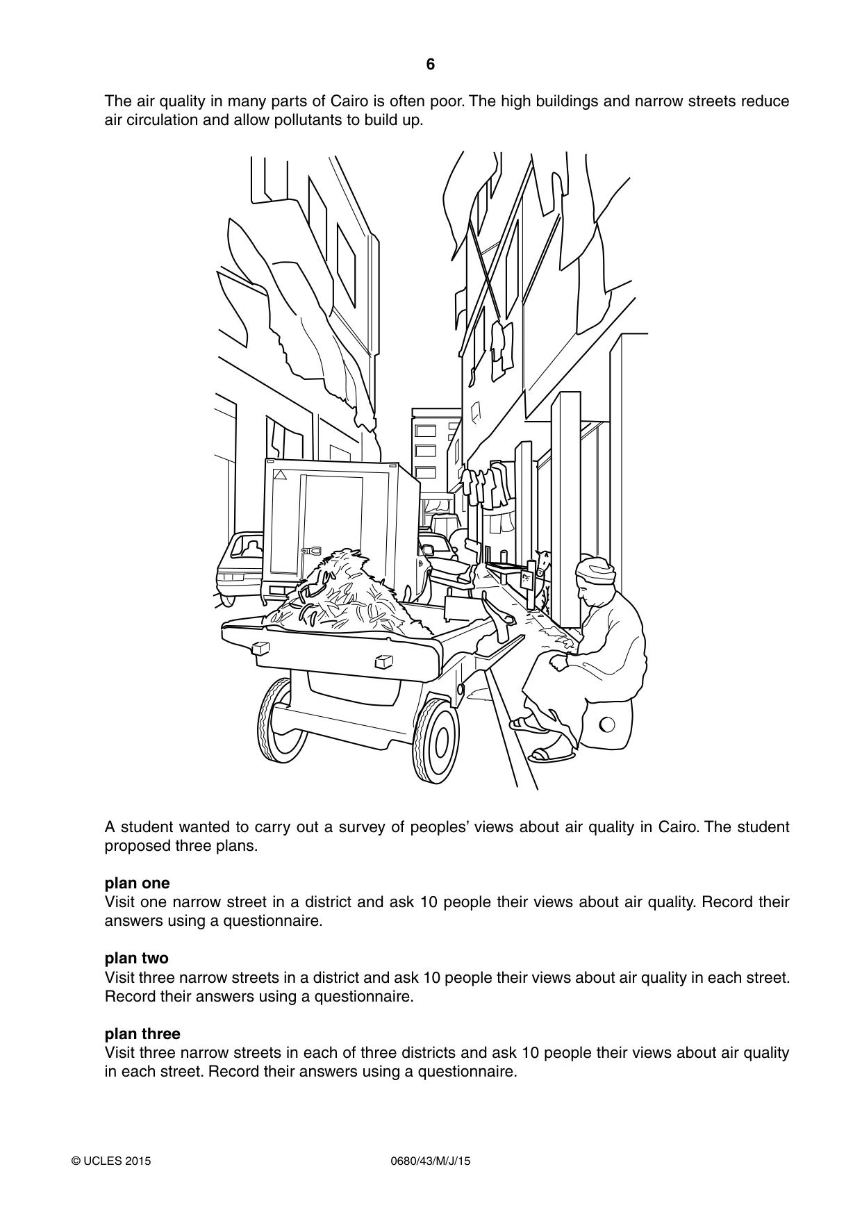 Cambridge IGCSE Environmental Management 0680 2015 May/June Paper 4 · Variant 3 question paper, page 6 of 16