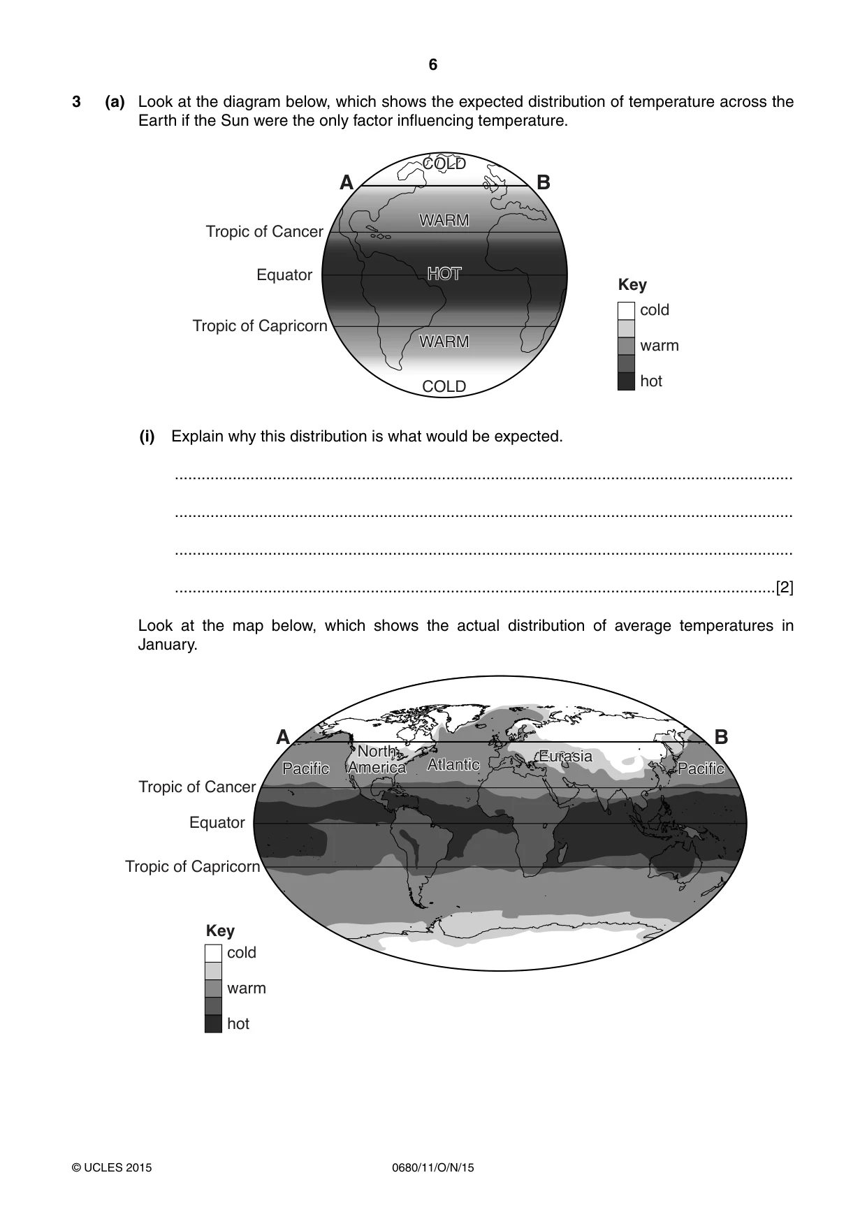 Cambridge IGCSE Environmental Management 0680 2015 Oct/Nov Paper 1 · Variant 1 question paper, page 6 of 16