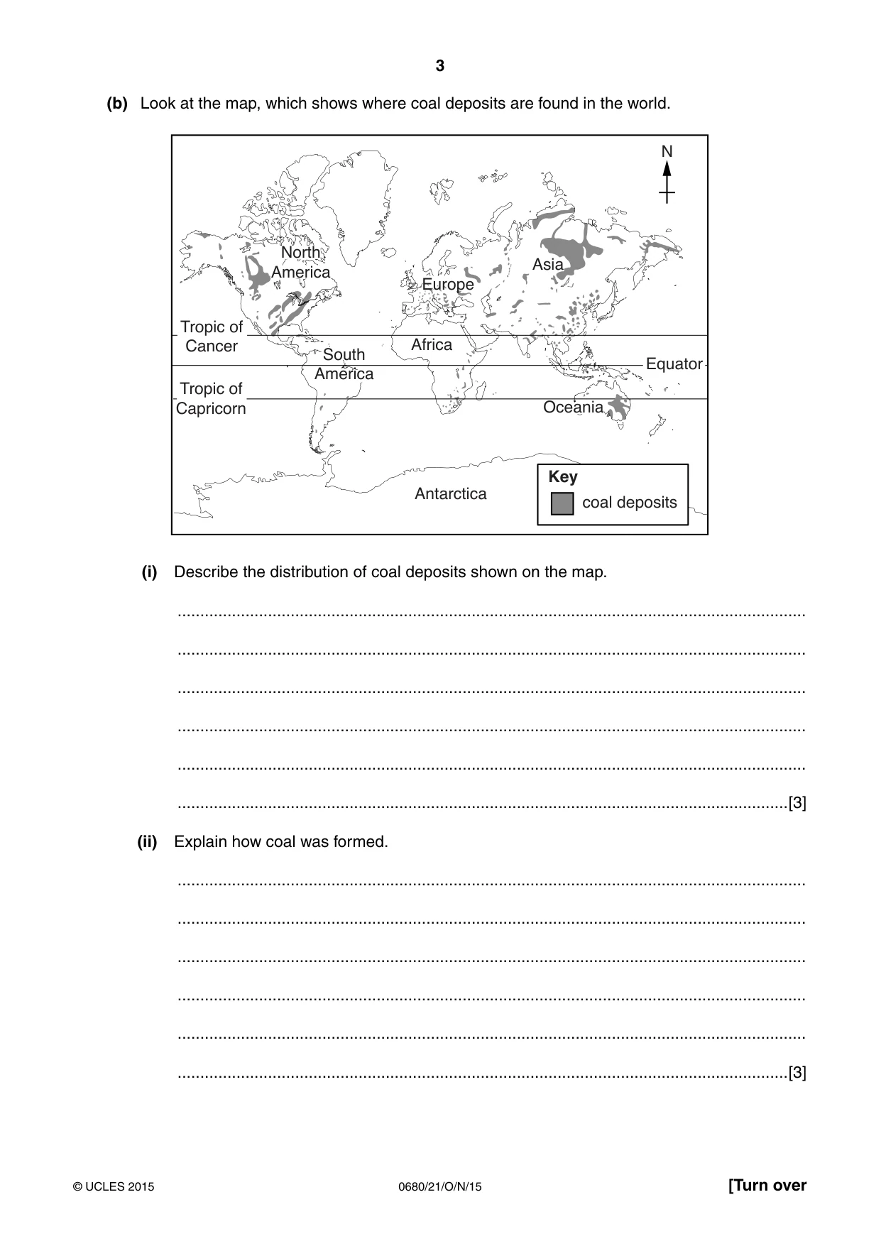 Cambridge IGCSE Environmental Management 0680 2015 Oct/Nov Paper 2 · Variant 1 question paper, page 3 of 16