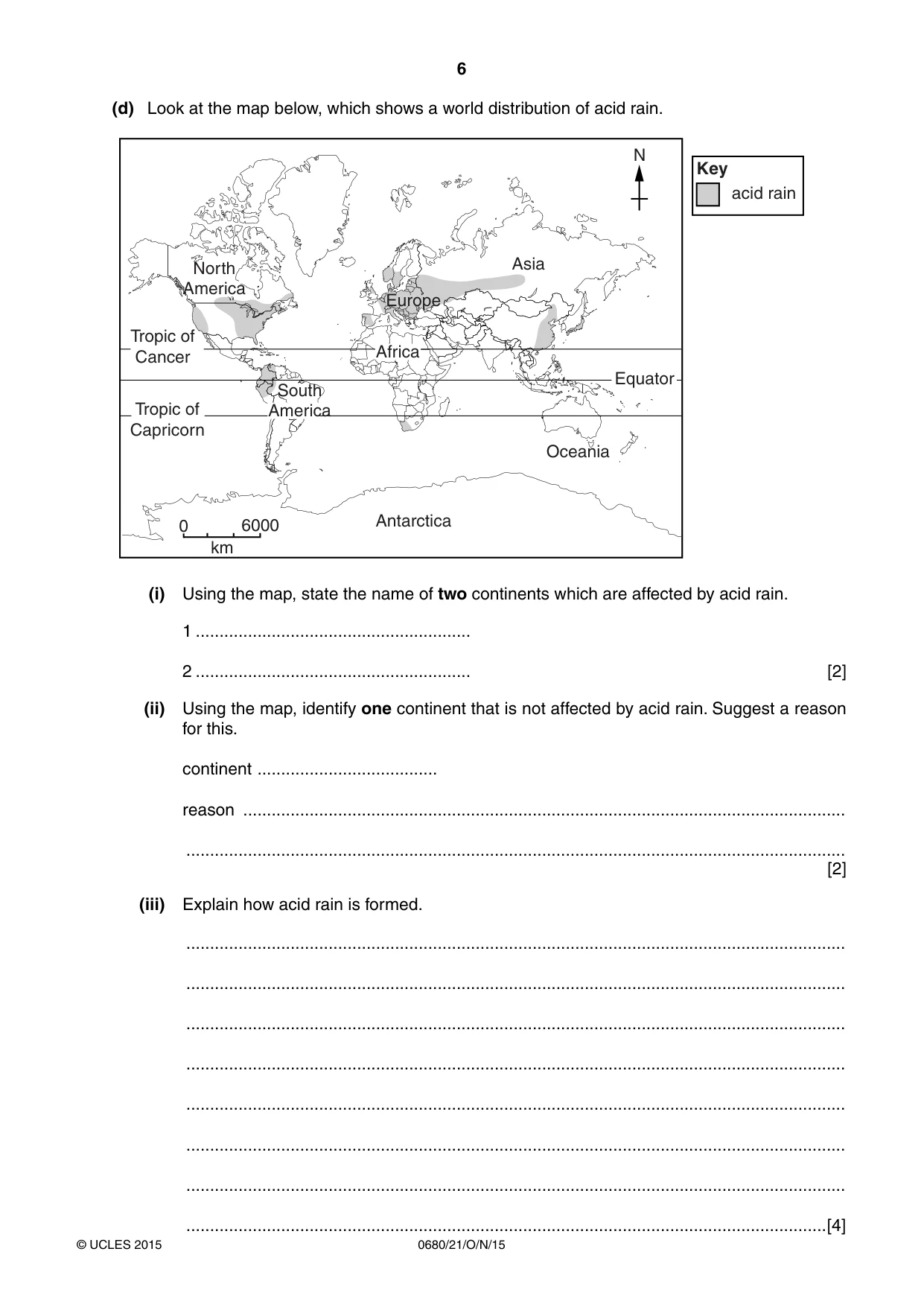 Cambridge IGCSE Environmental Management 0680 2015 Oct/Nov Paper 2 · Variant 1 question paper, page 6 of 16