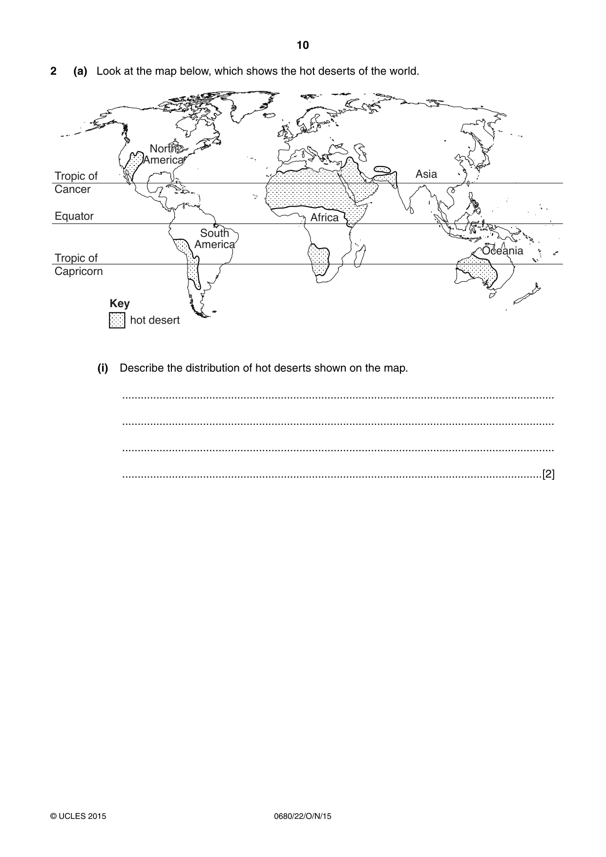 Cambridge IGCSE Environmental Management 0680 2015 Oct/Nov Paper 2 · Variant 2 question paper, page 10 of 16