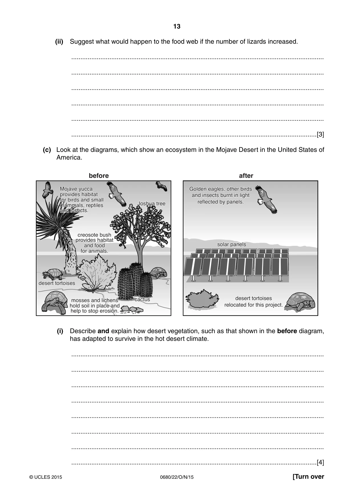 Cambridge IGCSE Environmental Management 0680 2015 Oct/Nov Paper 2 · Variant 2 question paper, page 13 of 16