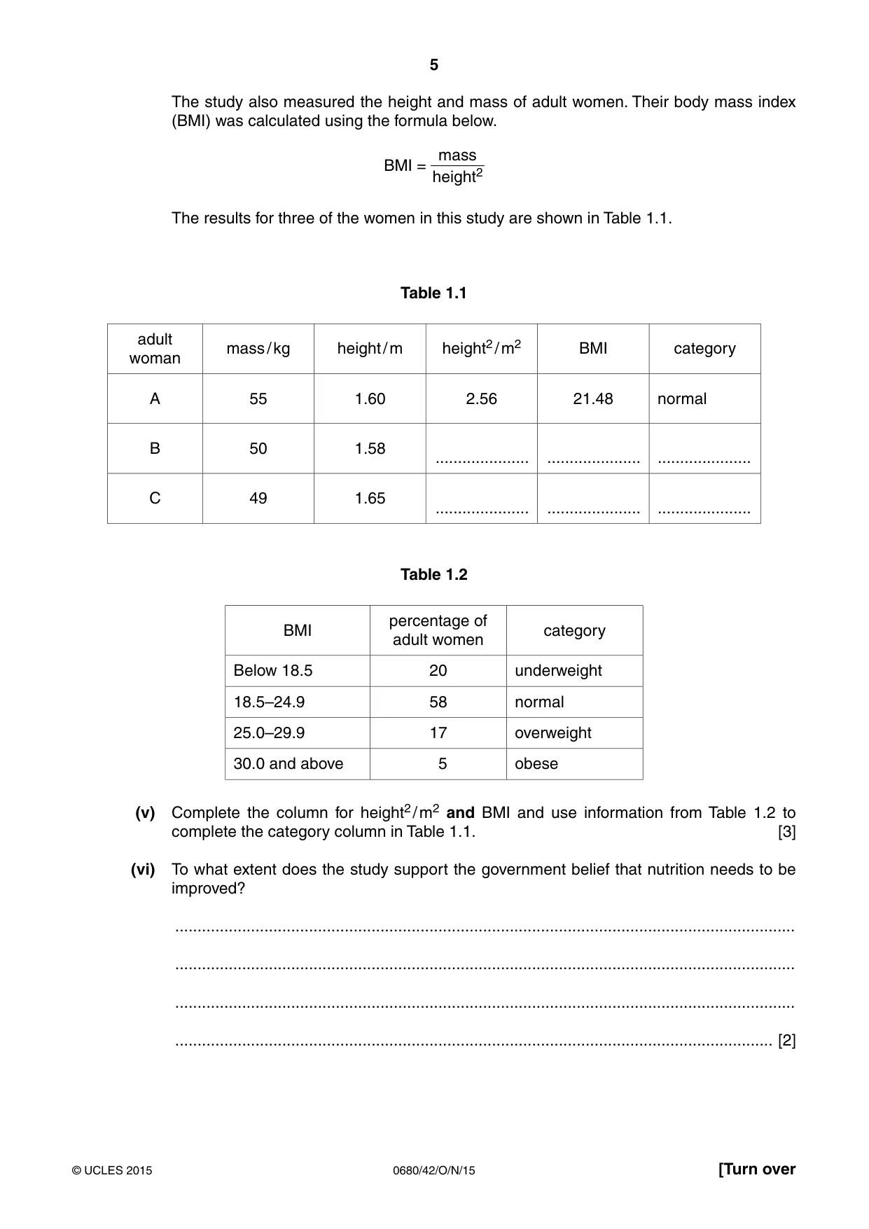 Cambridge IGCSE Environmental Management 0680 2015 Oct/Nov Paper 4 · Variant 2 question paper, page 5 of 16