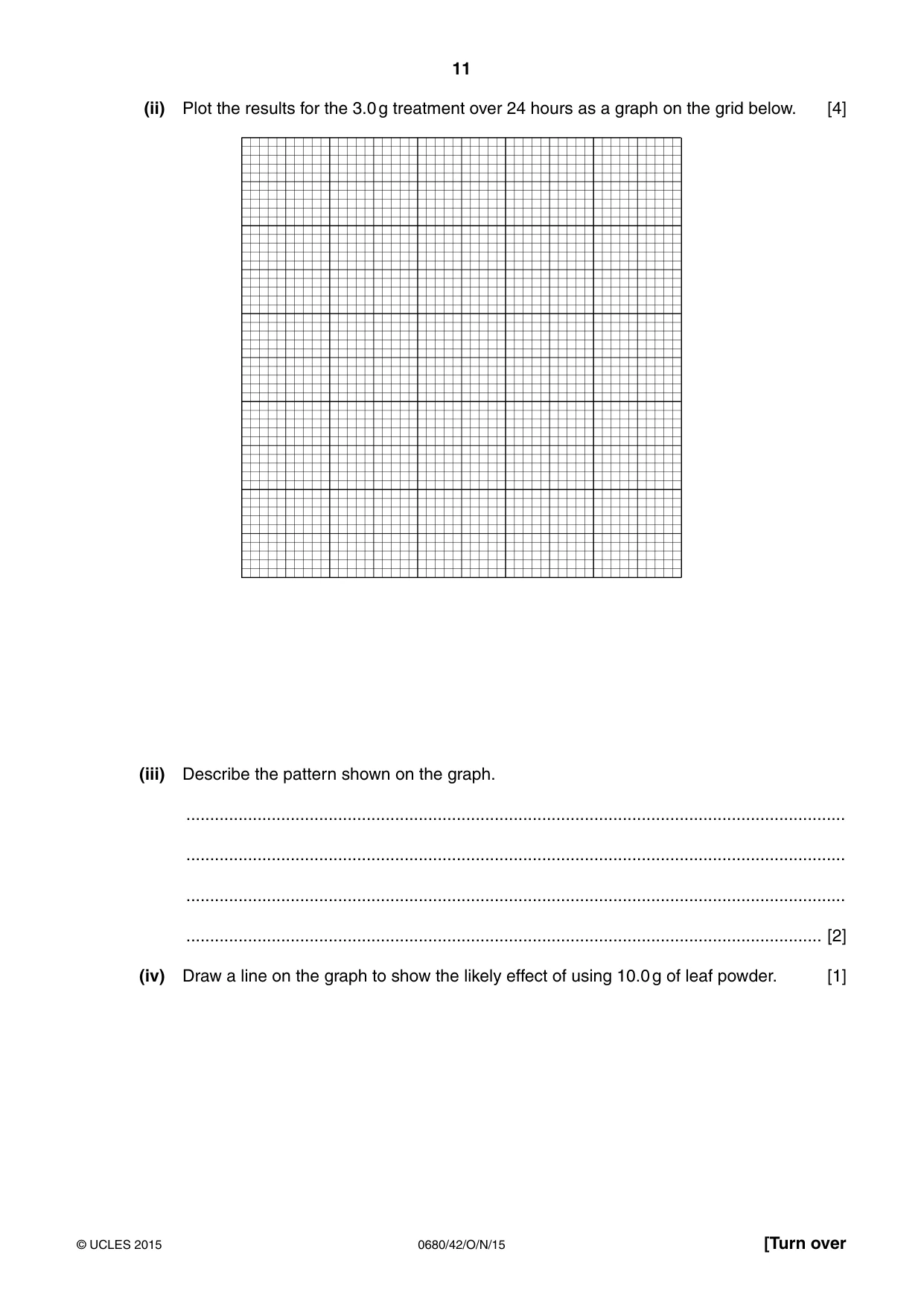 Cambridge IGCSE Environmental Management 0680 2015 Oct/Nov Paper 4 · Variant 2 question paper, page 11 of 16