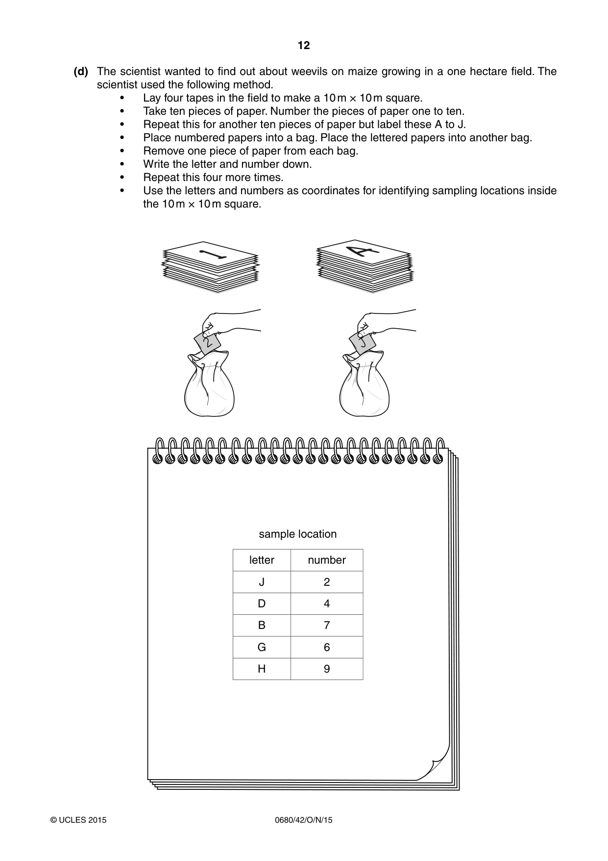 Cambridge IGCSE Environmental Management 0680 2015 Oct/Nov Paper 4 · Variant 2 question paper, page 12 of 16