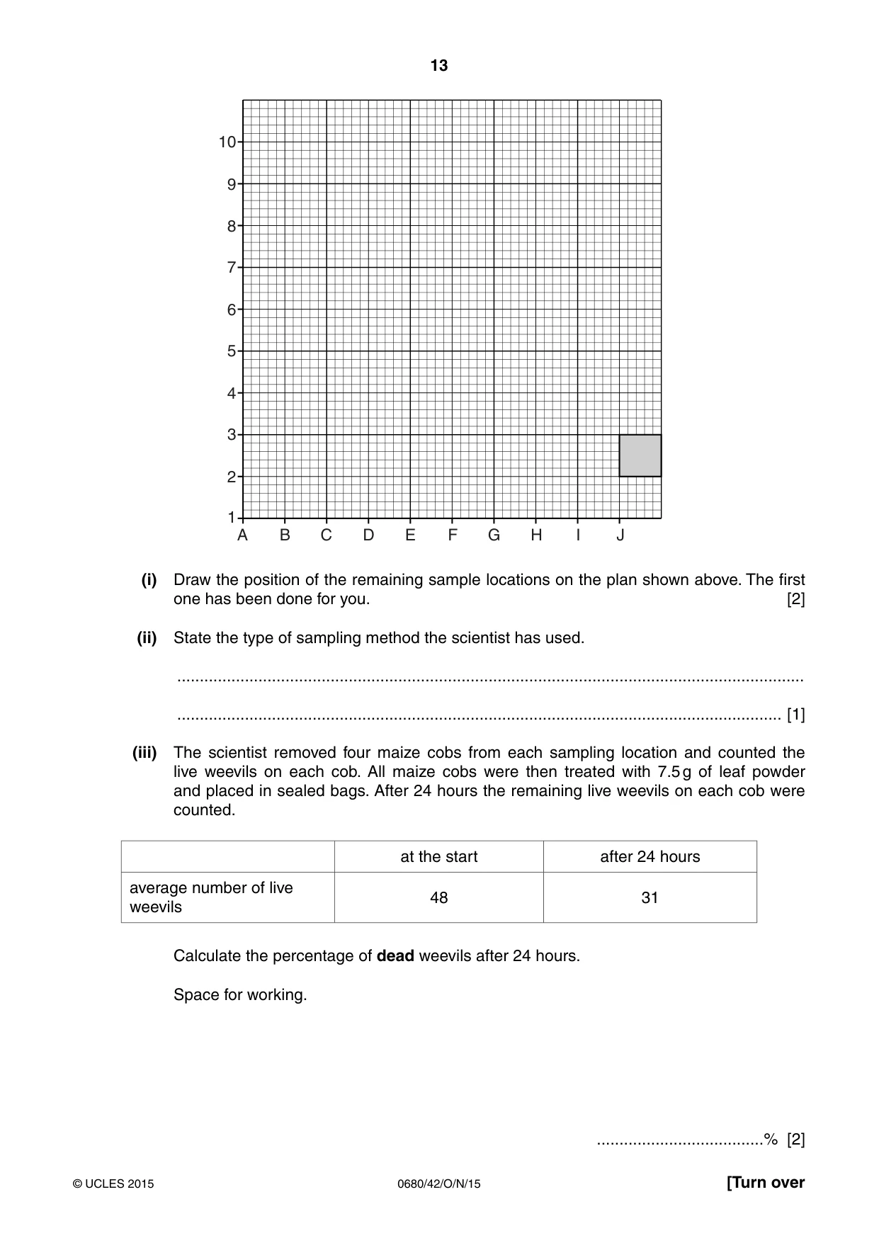Cambridge IGCSE Environmental Management 0680 2015 Oct/Nov Paper 4 · Variant 2 question paper, page 13 of 16