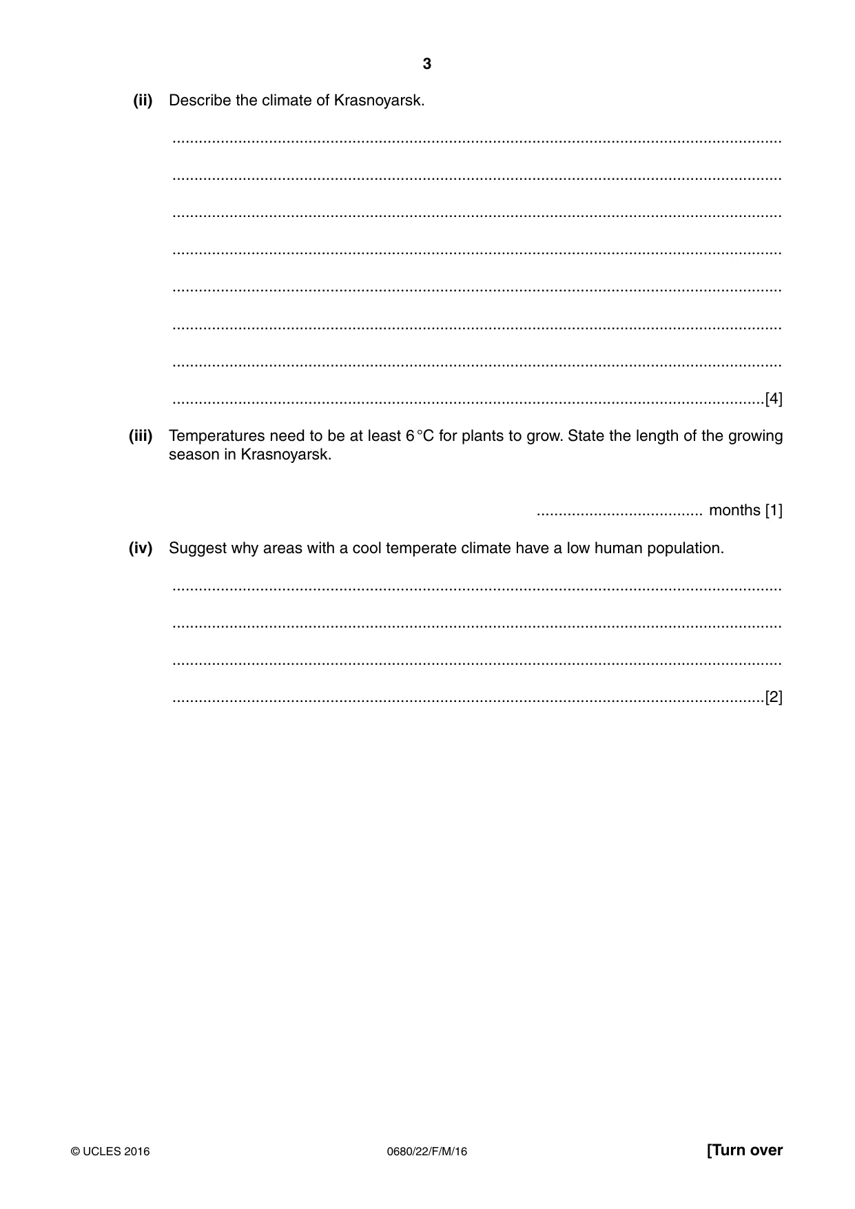 Cambridge IGCSE Environmental Management 0680 2016 Feb/March Paper 2 · Variant 2 question paper, page 3 of 12