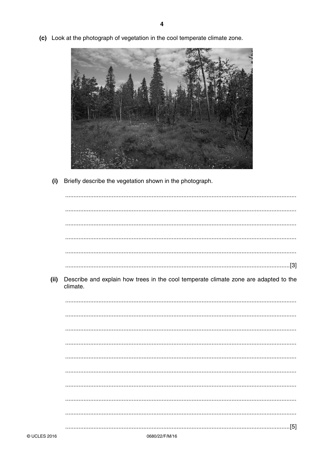Cambridge IGCSE Environmental Management 0680 2016 Feb/March Paper 2 · Variant 2 question paper, page 4 of 12