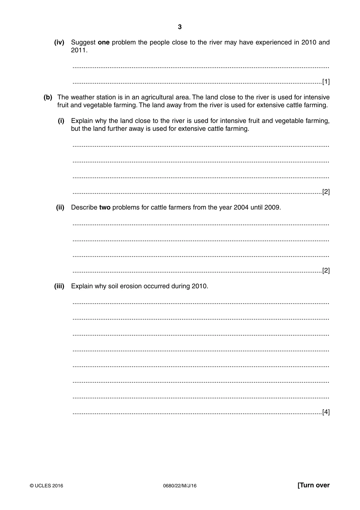 Cambridge IGCSE Environmental Management 0680 2016 May/June Paper 2 · Variant 2 question paper, page 3 of 16