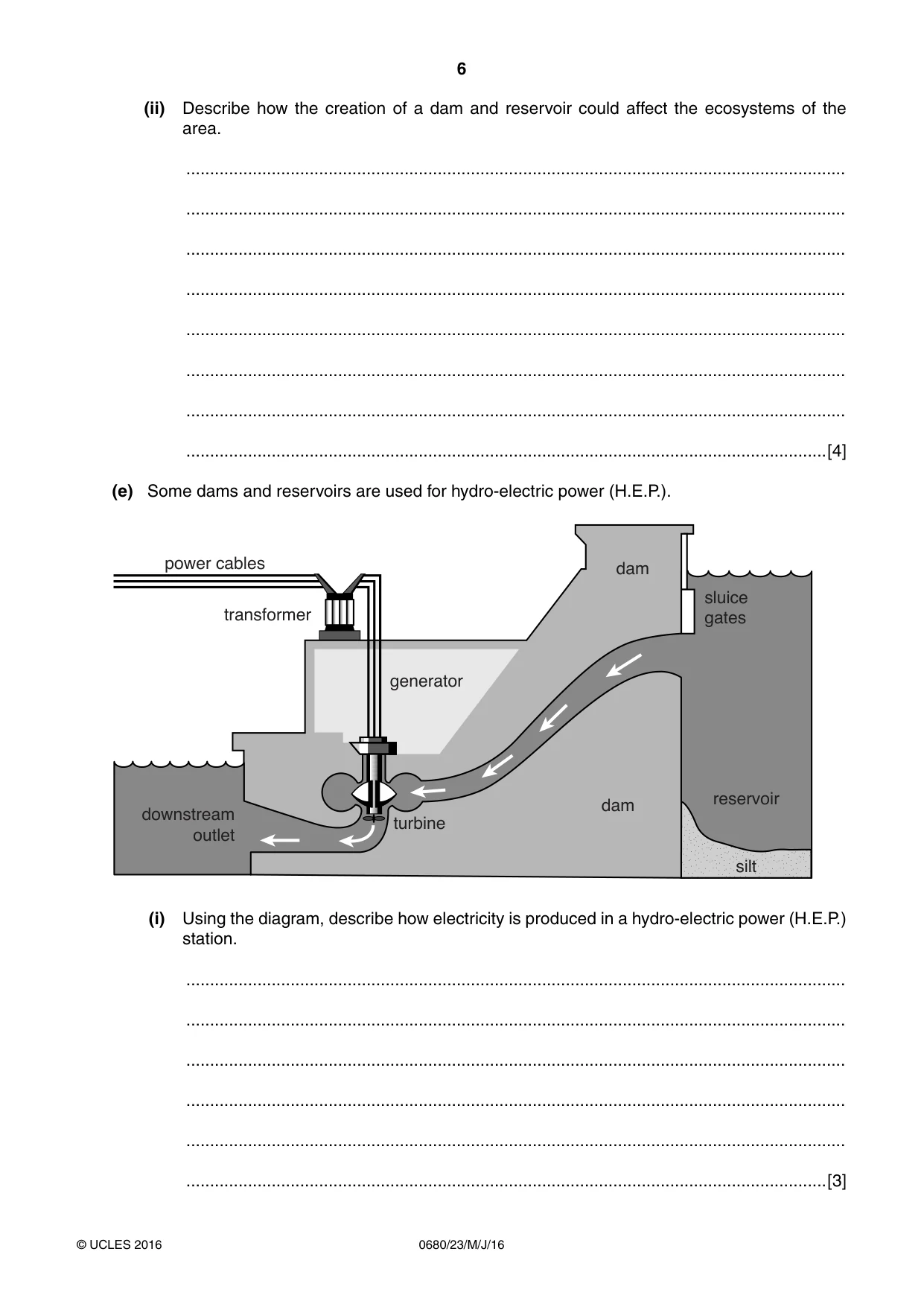 Cambridge IGCSE Environmental Management 0680 2016 May/June Paper 2 · Variant 3 question paper, page 6 of 16