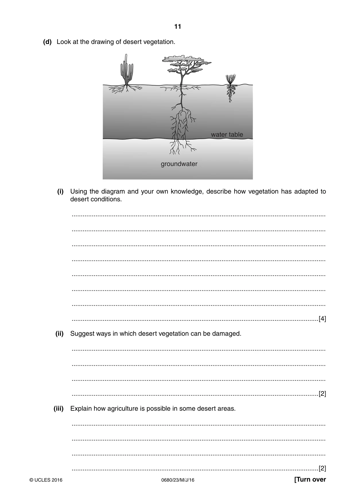 Cambridge IGCSE Environmental Management 0680 2016 May/June Paper 2 · Variant 3 question paper, page 11 of 16