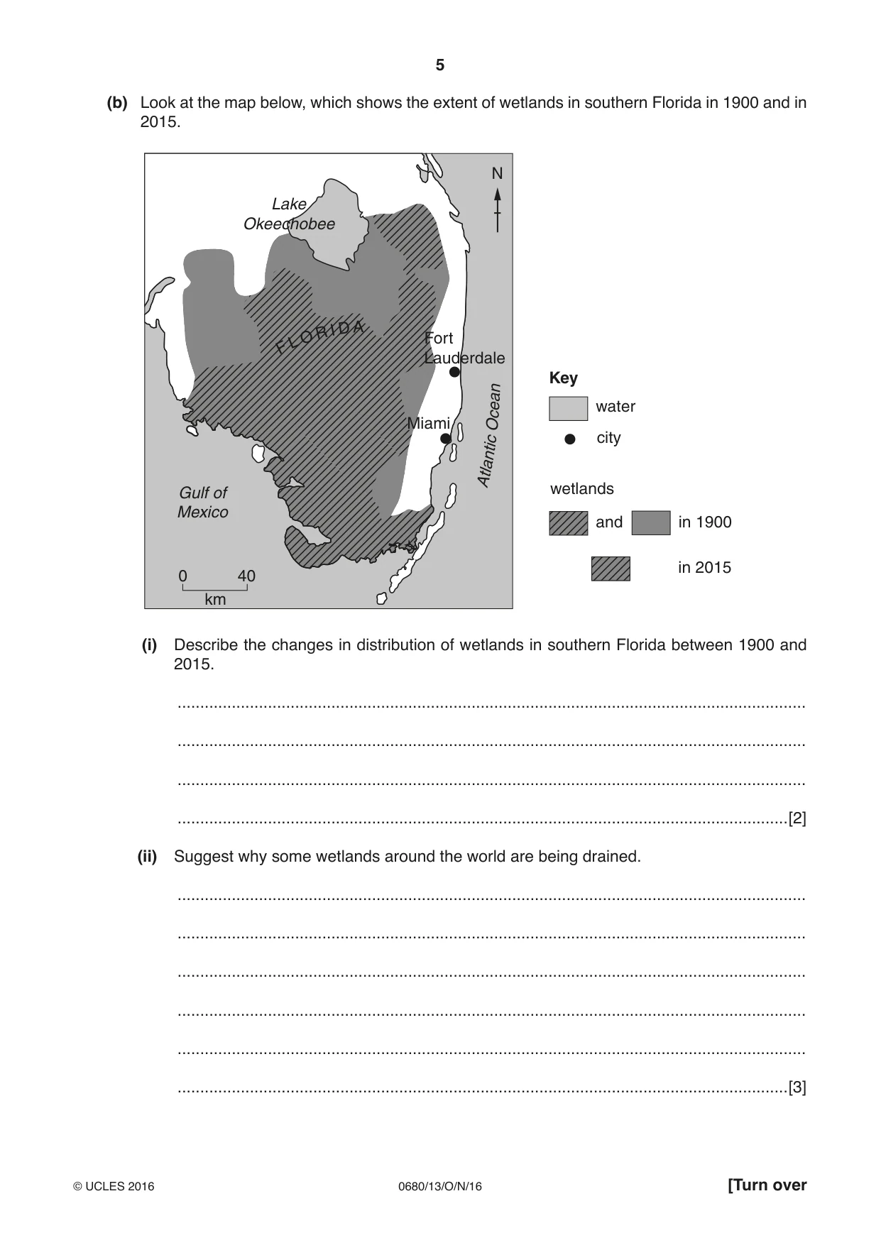 Cambridge IGCSE Environmental Management 0680 2016 Oct/Nov Paper 1 · Variant 3 question paper, page 5 of 16