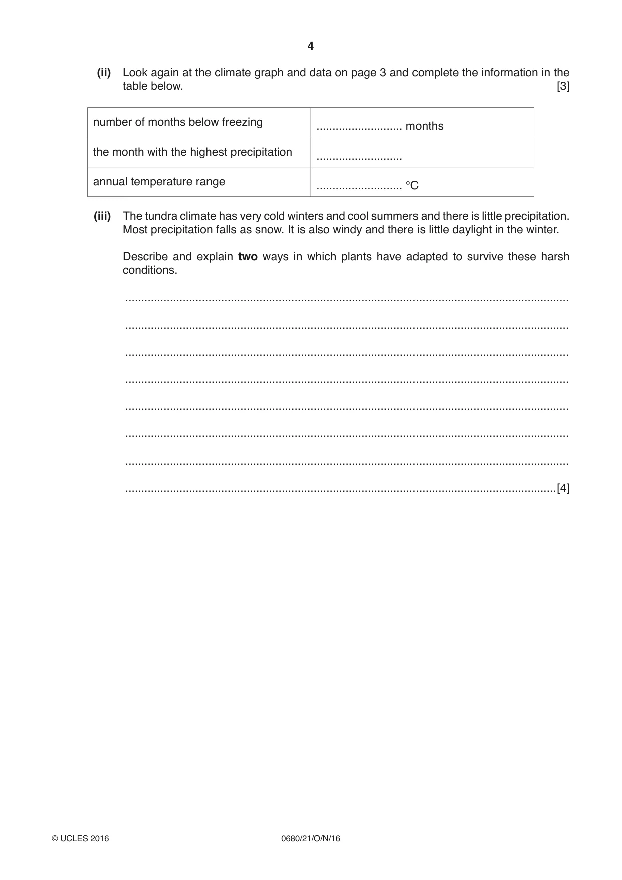 Cambridge IGCSE Environmental Management 0680 2016 Oct/Nov Paper 2 · Variant 1 question paper, page 4 of 16