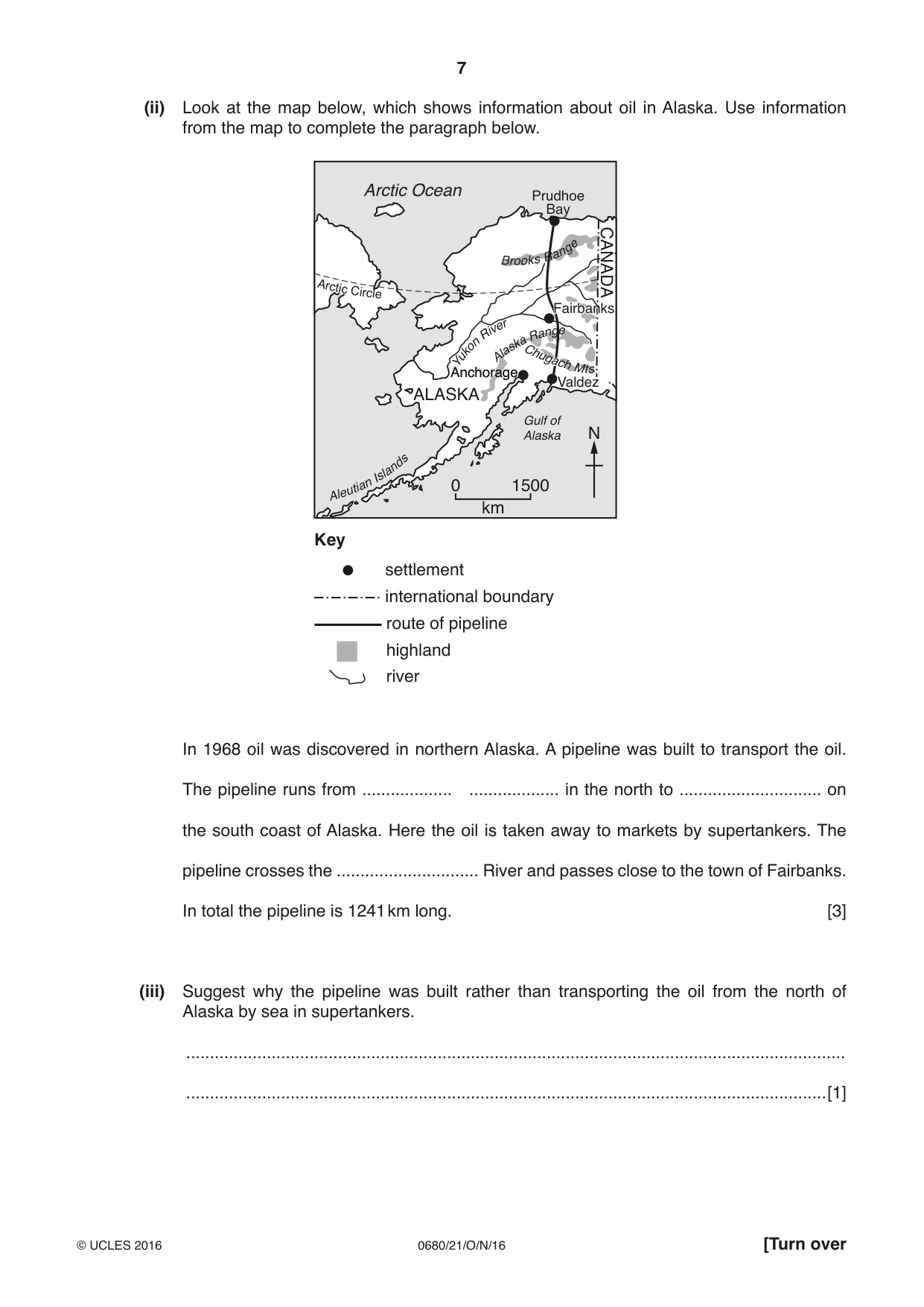 Cambridge IGCSE Environmental Management 0680 2016 Oct/Nov Paper 2 · Variant 1 question paper, page 7 of 16