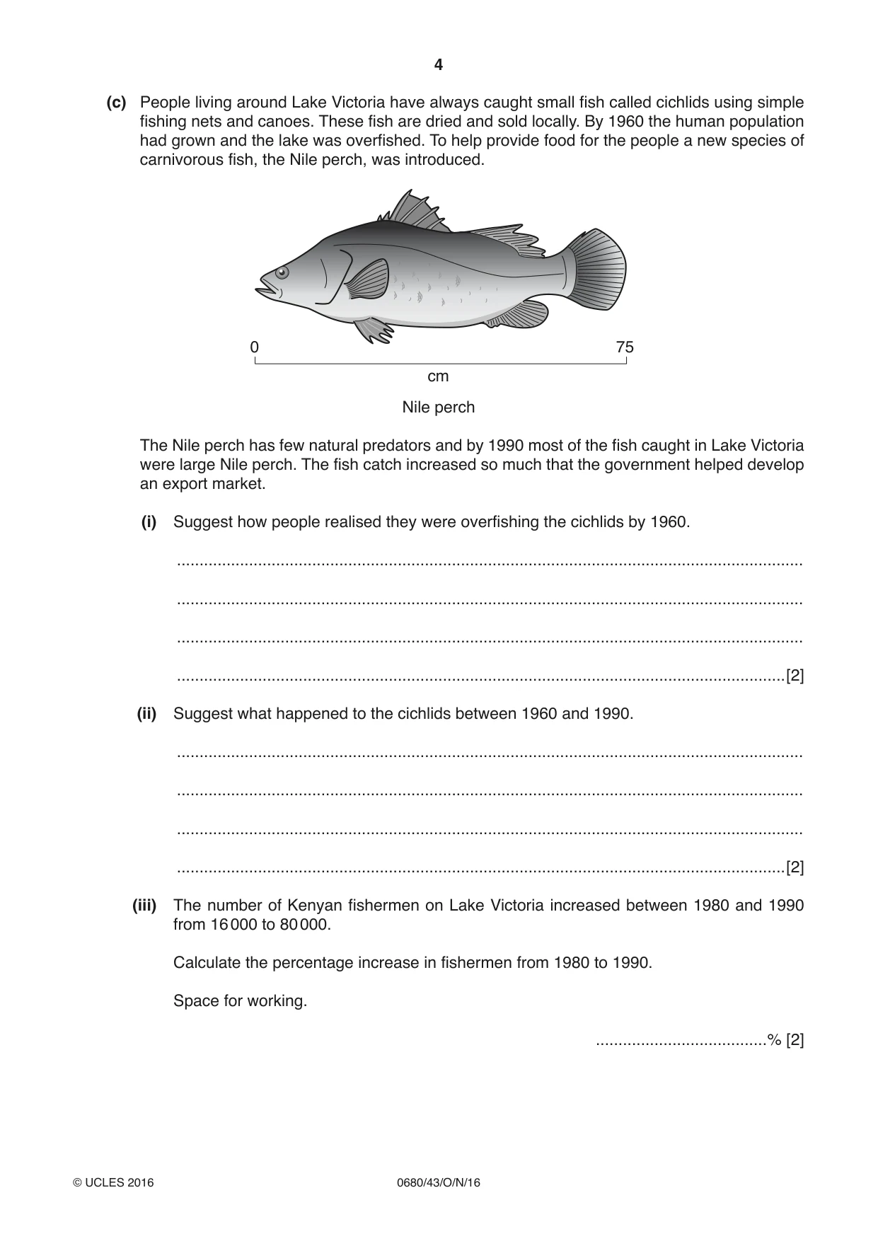 Cambridge IGCSE Environmental Management 0680 2016 Oct/Nov Paper 4 · Variant 3 question paper, page 4 of 16