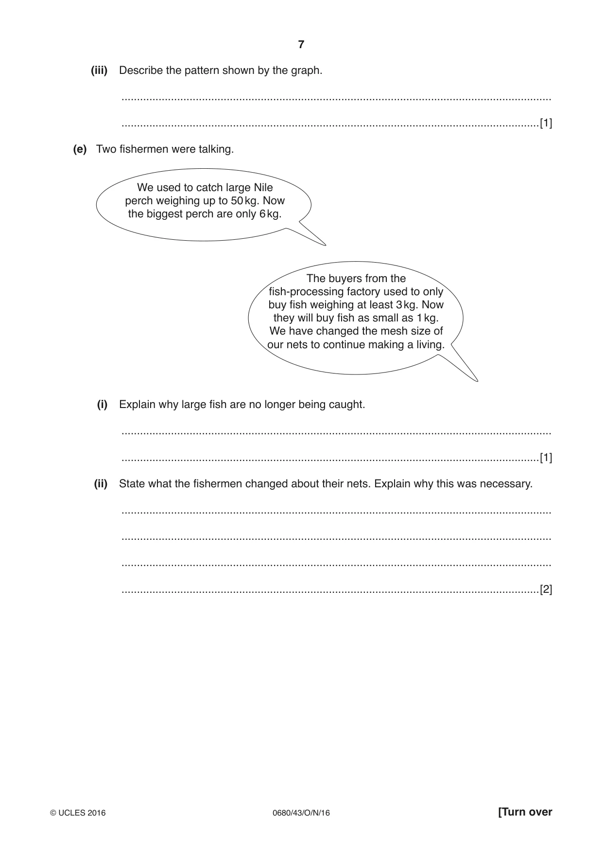 Cambridge IGCSE Environmental Management 0680 2016 Oct/Nov Paper 4 · Variant 3 question paper, page 7 of 16