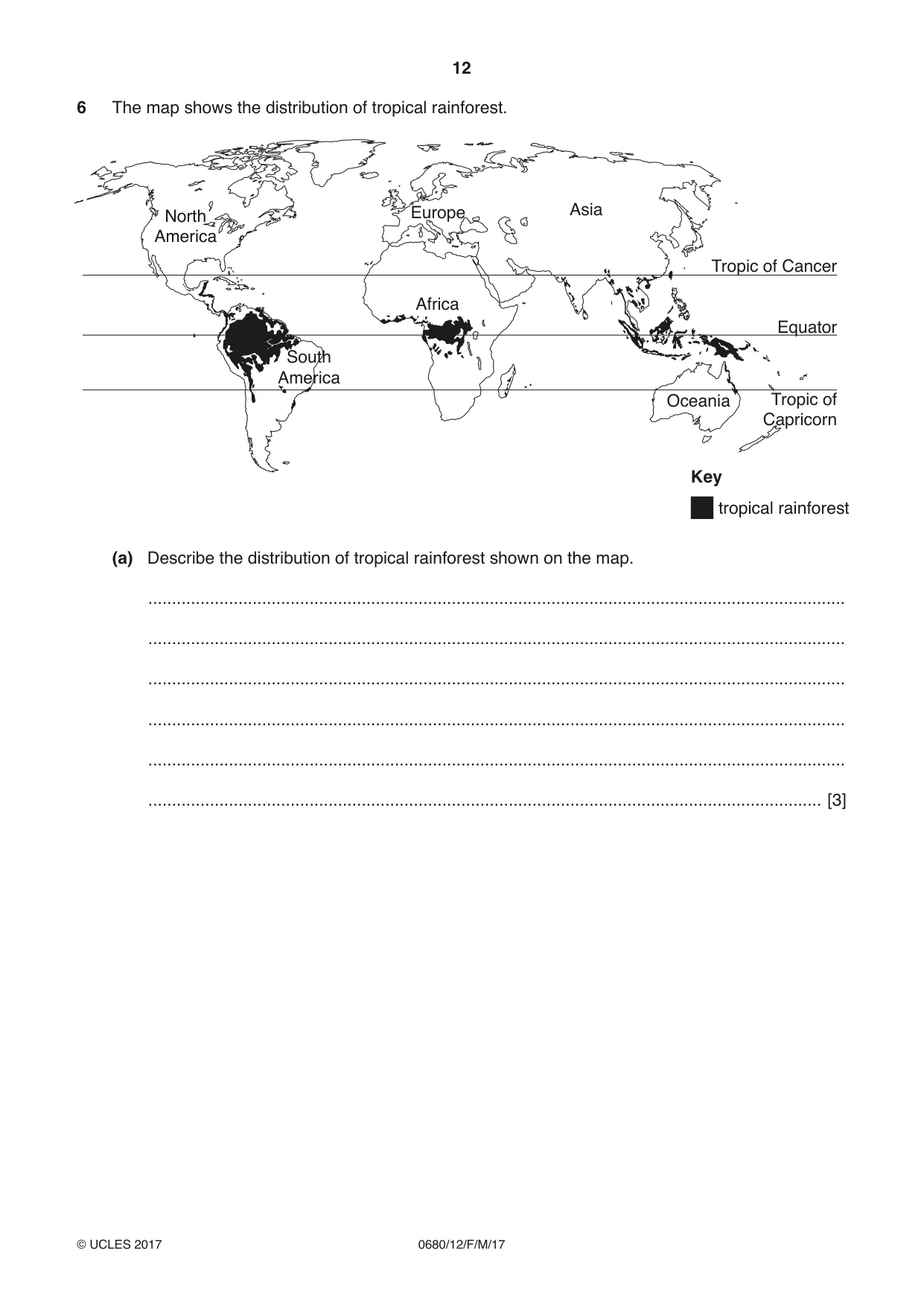 Cambridge IGCSE Environmental Management 0680 2017 Feb/March Paper 1 · Variant 2 question paper, page 12 of 16