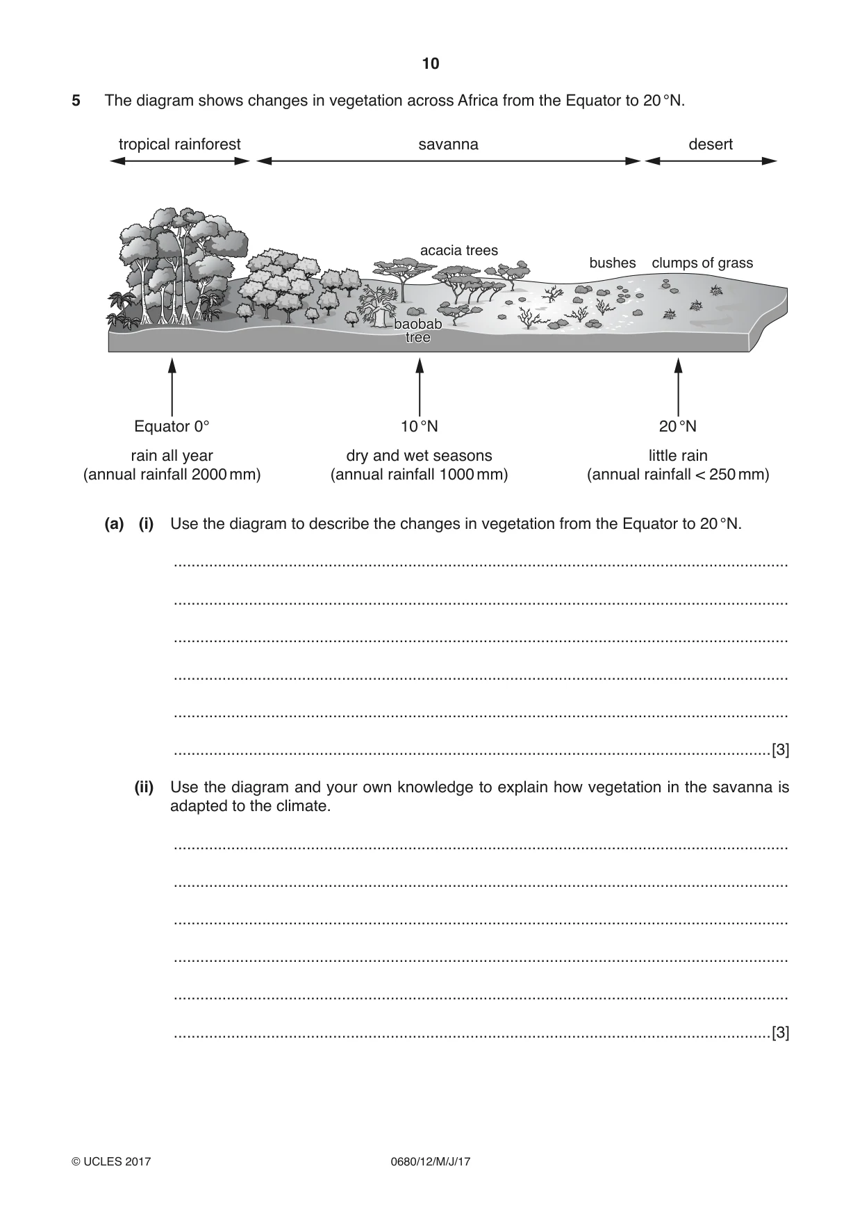 Cambridge IGCSE Environmental Management 0680 2017 May/June Paper 1 · Variant 2 question paper, page 10 of 16