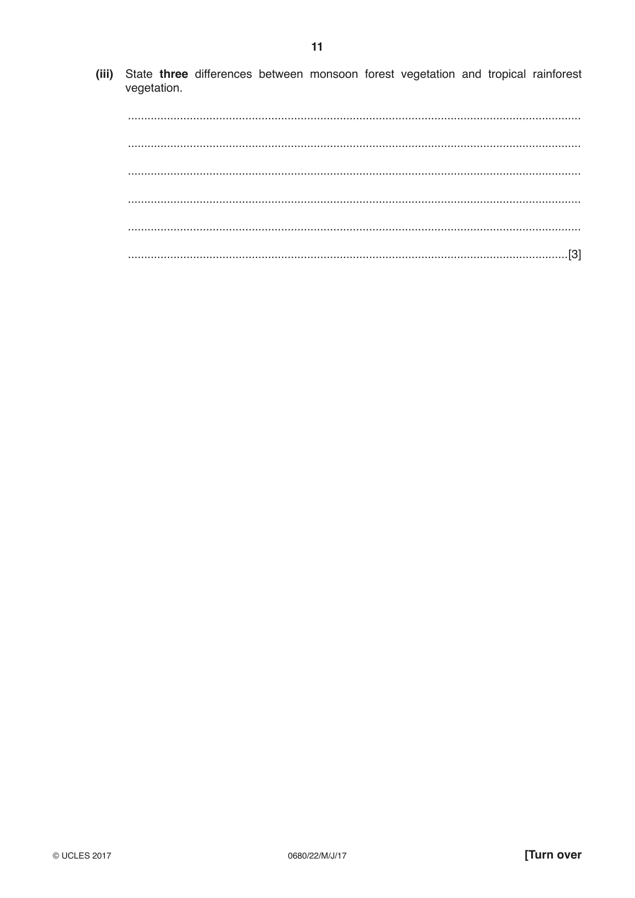 Cambridge IGCSE Environmental Management 0680 2017 May/June Paper 2 · Variant 2 question paper, page 11 of 16