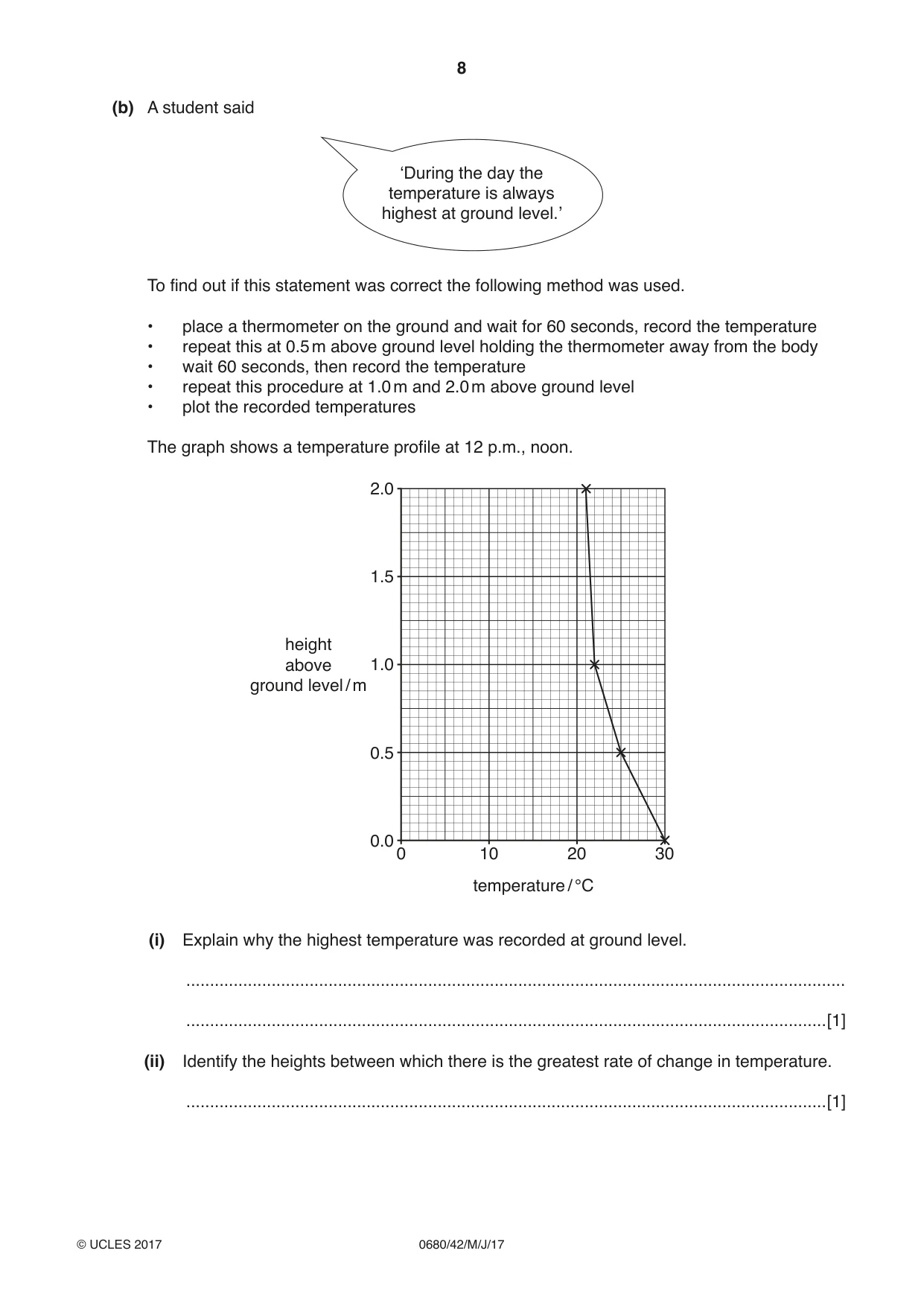 Cambridge IGCSE Environmental Management 0680 2017 May/June Paper 4 · Variant 2 question paper, page 8 of 20