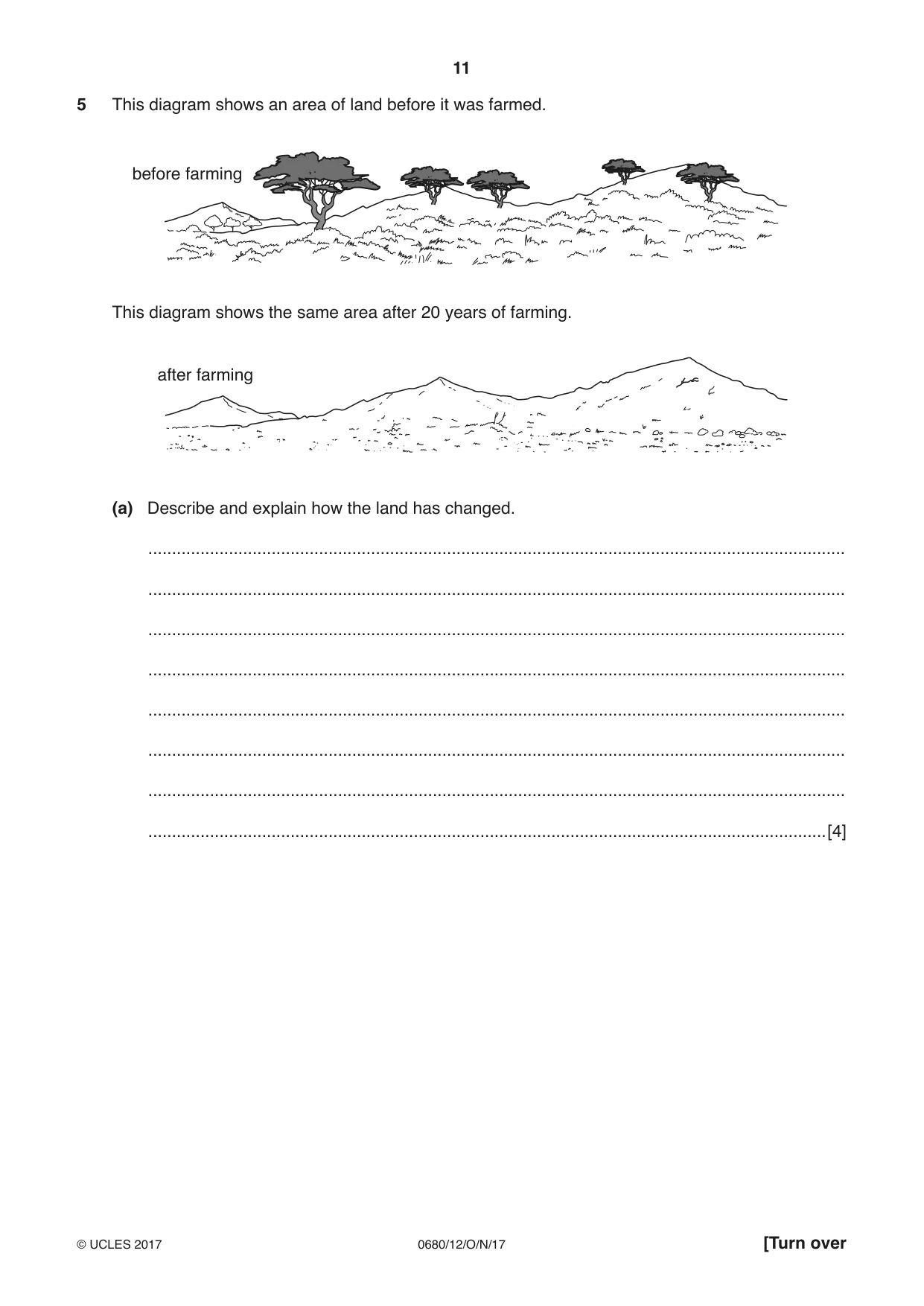 Cambridge IGCSE Environmental Management 0680 2017 Oct/Nov Paper 1 · Variant 2 question paper, page 11 of 16