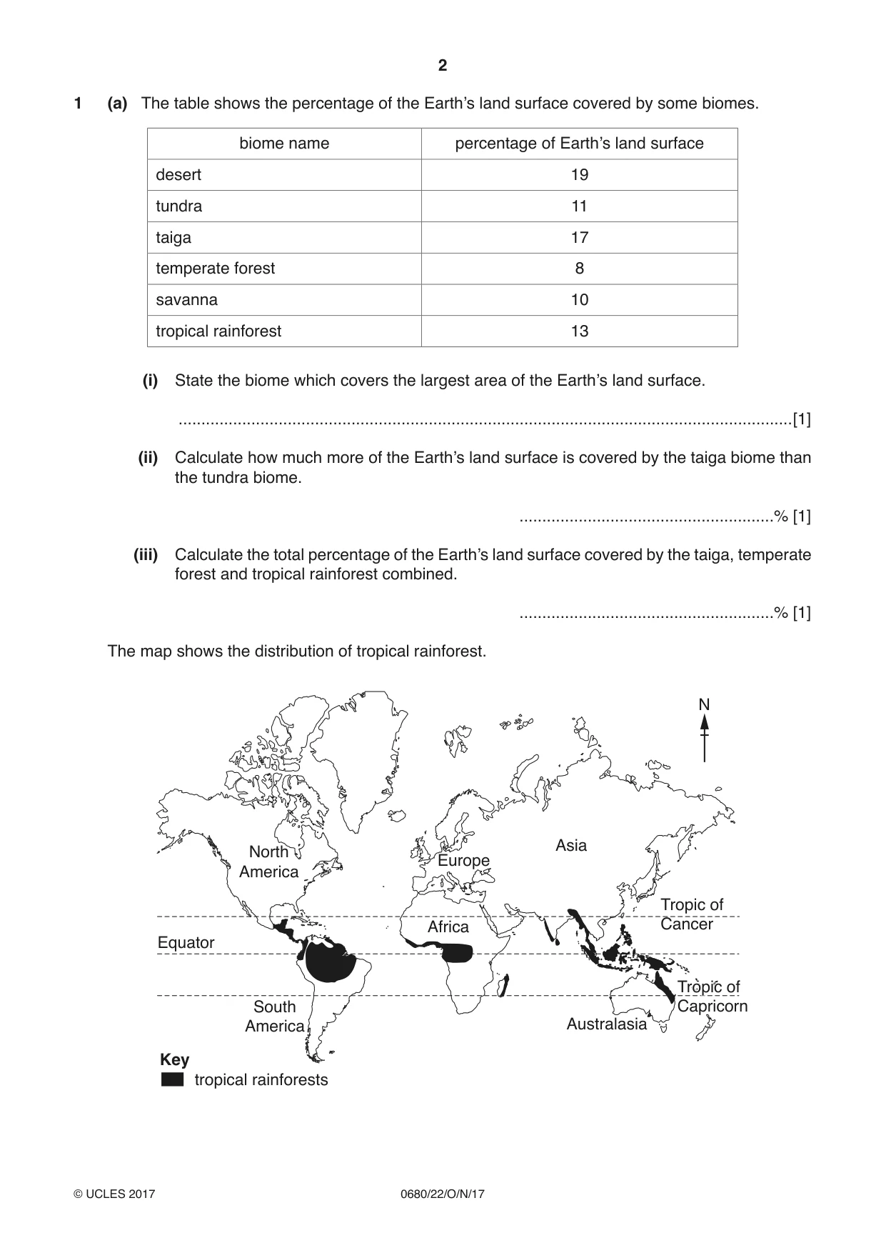 Cambridge IGCSE Environmental Management 0680 2017 Oct/Nov Paper 2 · Variant 2 question paper, page 2 of 16